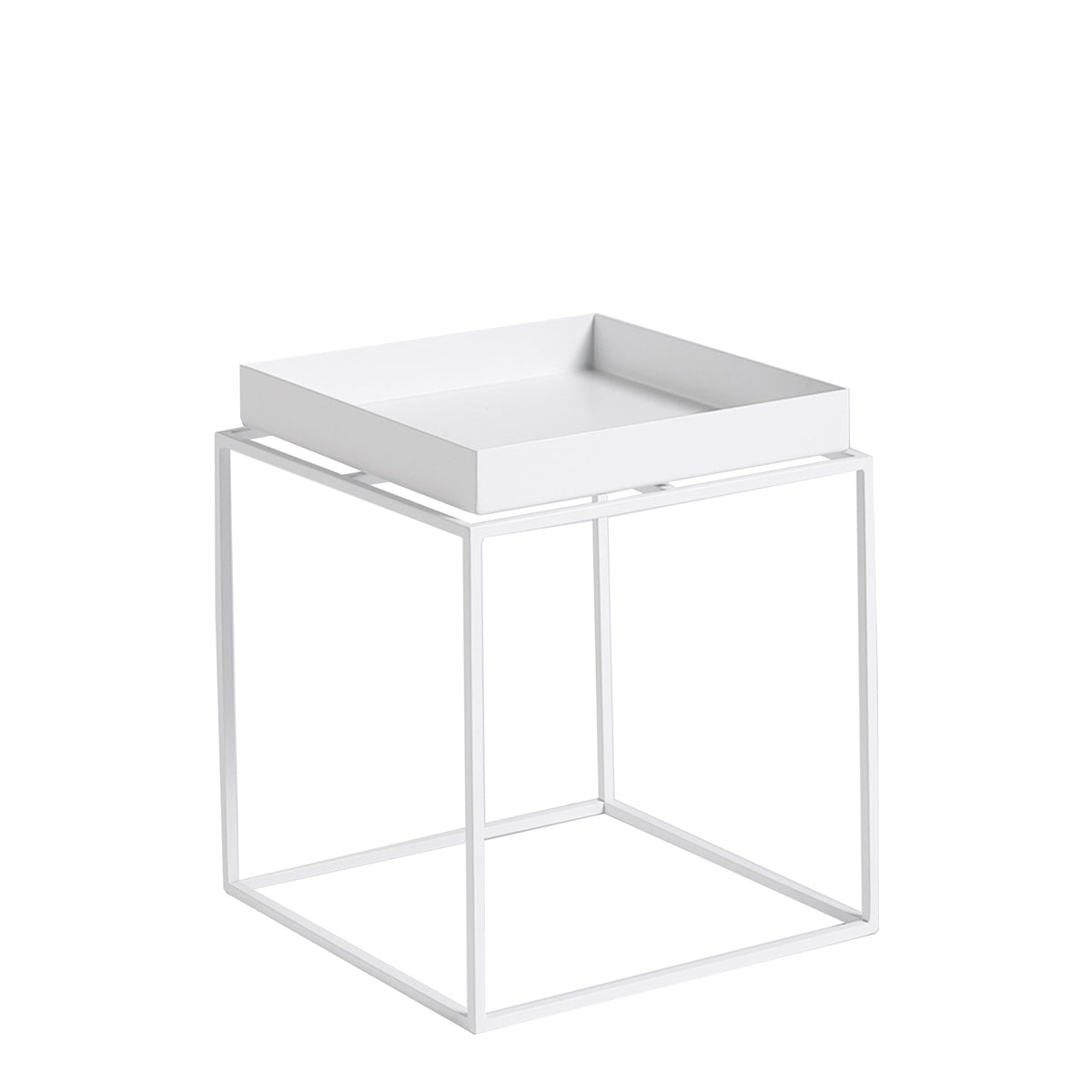 HAY Tray pöytä 30x30 valkoinen - Laatukaluste