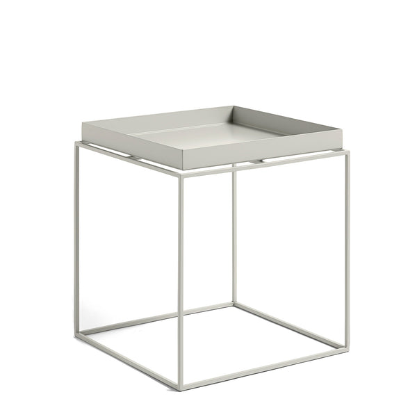 HAY Tray pöytä 40x40 harmaa - Laatukaluste