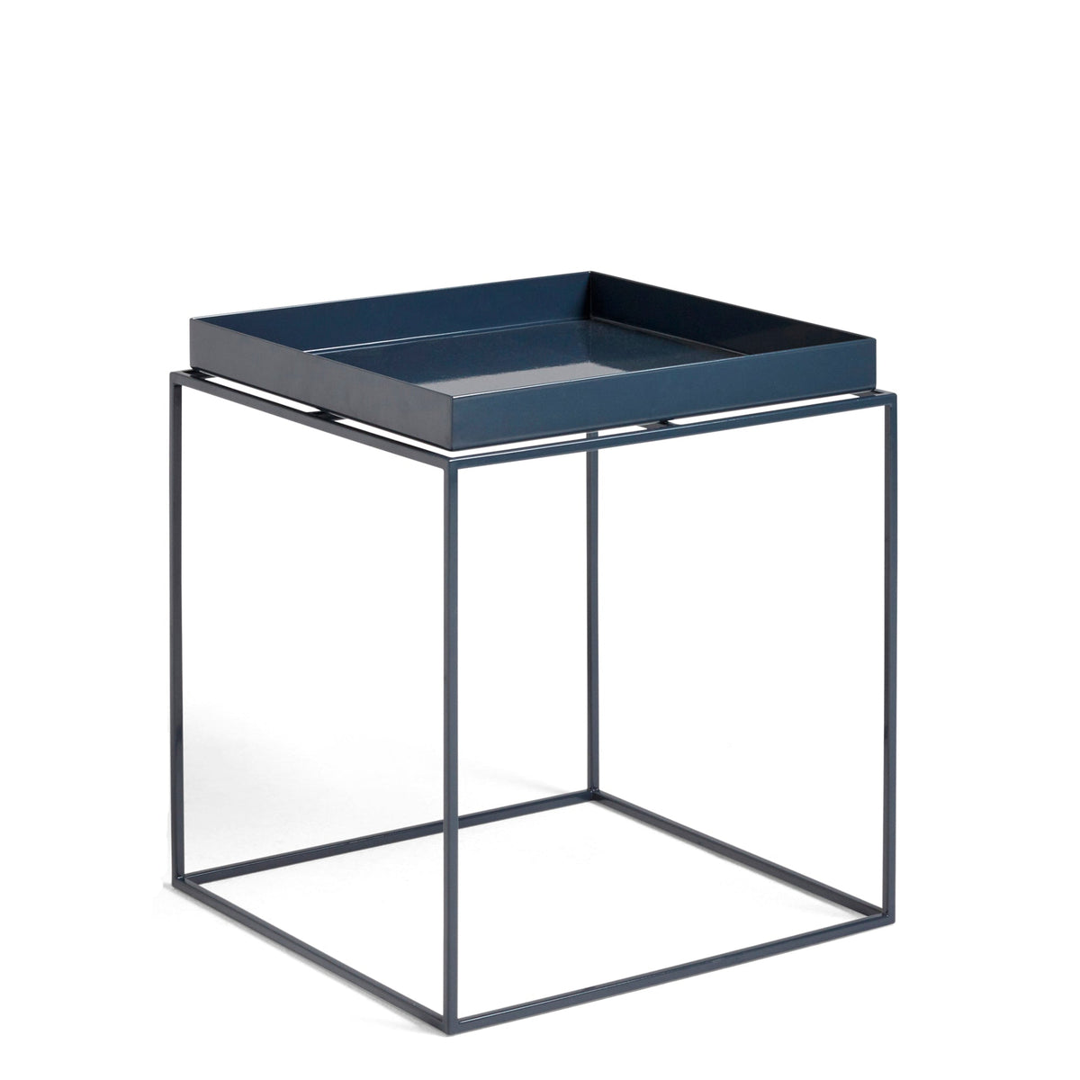 HAY Tray pöytä 40x40 tummansininen - Laatukaluste