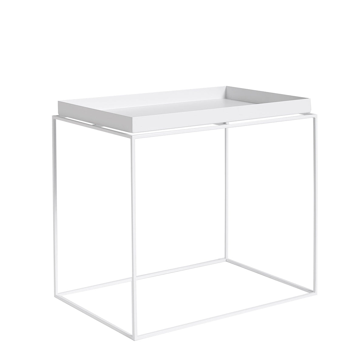 HAY Tray pöytä 40x60 valkoinen - Laatukaluste