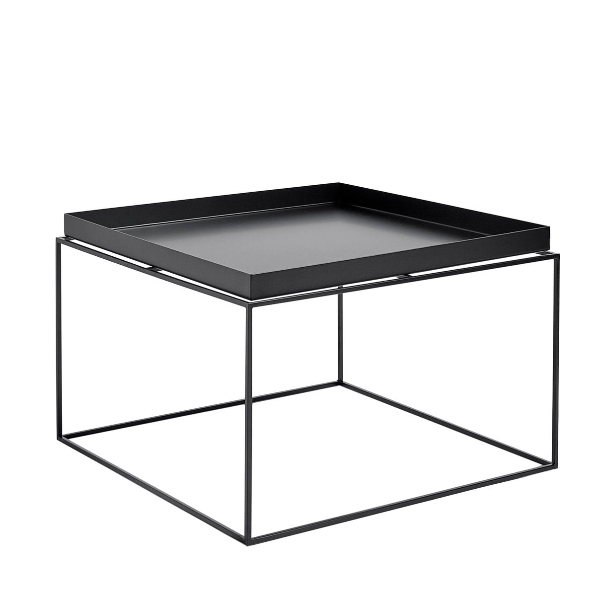HAY Tray pöytä 60x60 musta - Laatukaluste