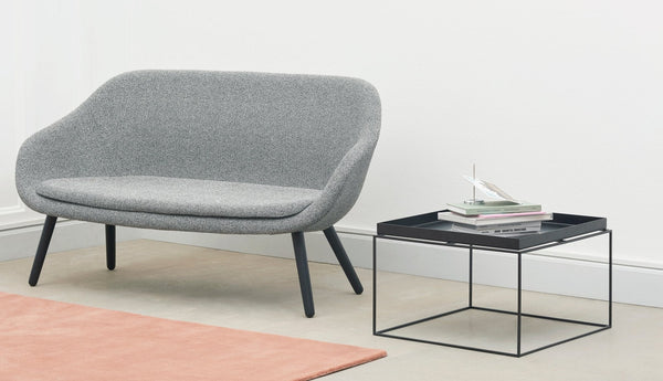 HAY Tray pöytä 60x60 musta - Laatukaluste