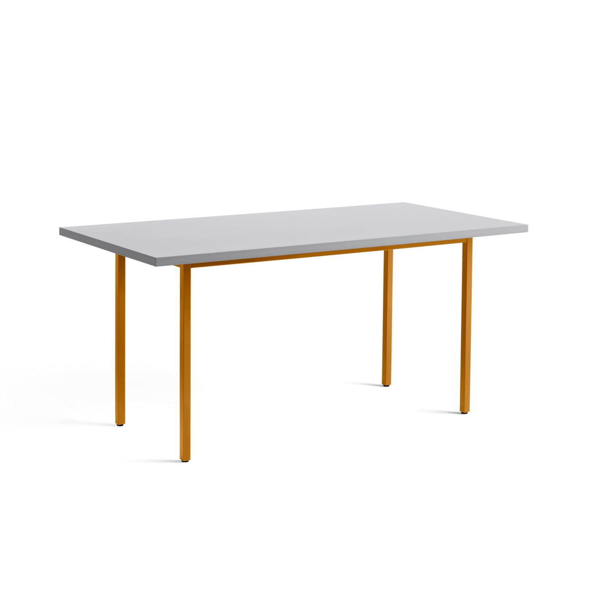 HAY Two-Colour pöytä 160x80 harmaa/okra - Laatukaluste