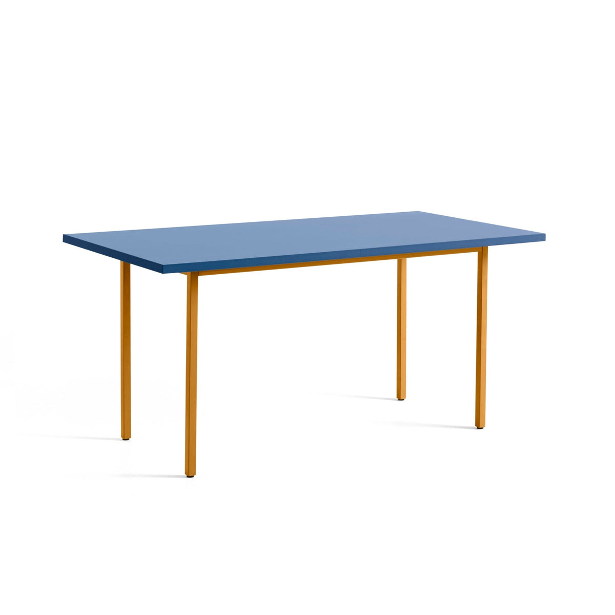 HAY Two-Colour pöytä 160x80 sininen/okra - Laatukaluste