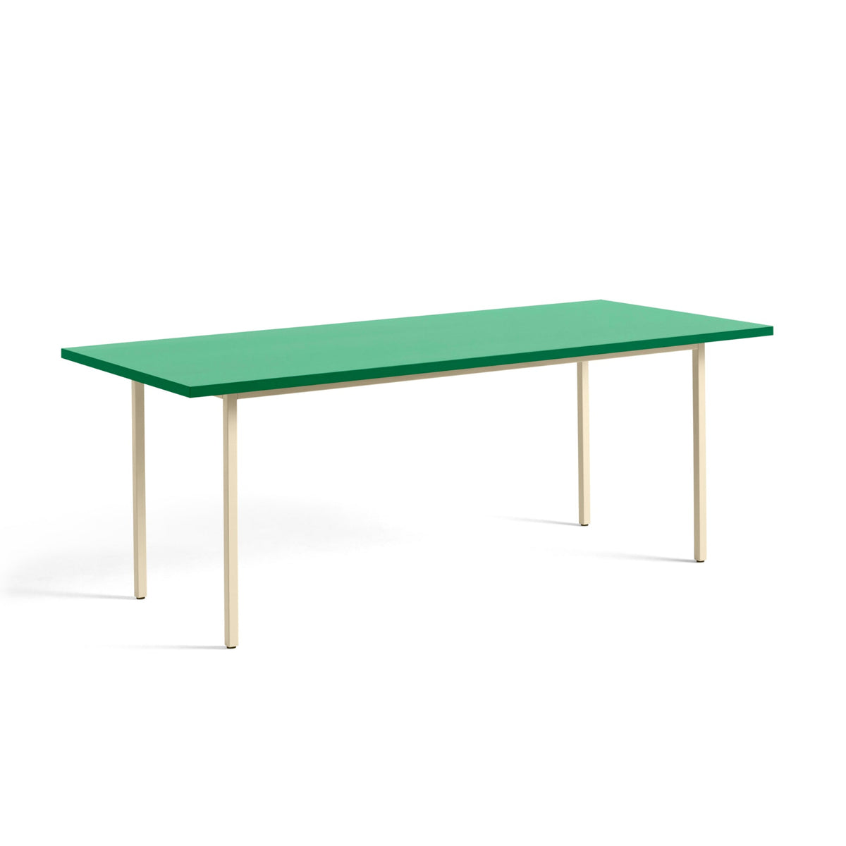 HAY Two-Colour pöytä 200x90 vihreä/ivory - Laatukaluste