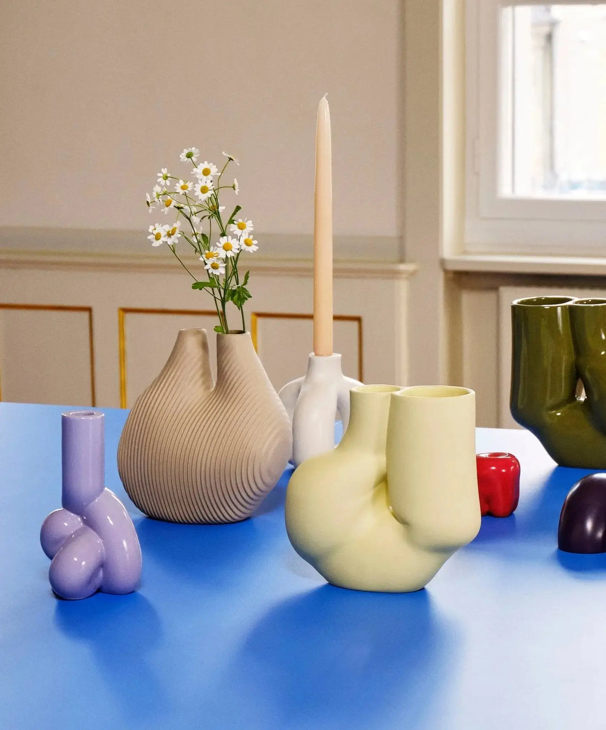 HAY W&S Chubby maljakko vaaleankeltainen - Laatukaluste