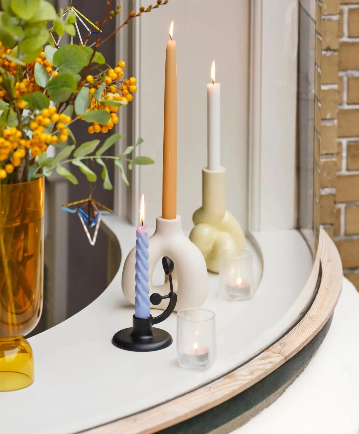 HAY W&S Complot kynttilänjalka ivory - Laatukaluste