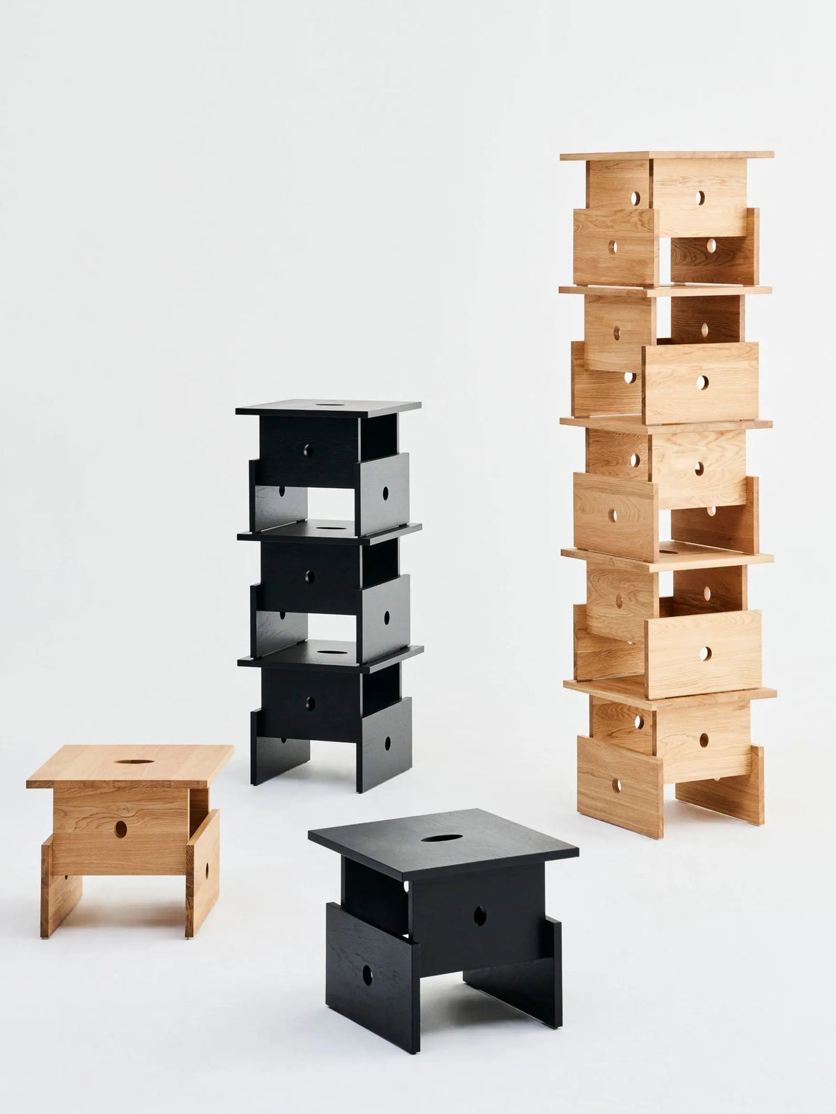 HAY Wood Box sohvapöytä musta HAY