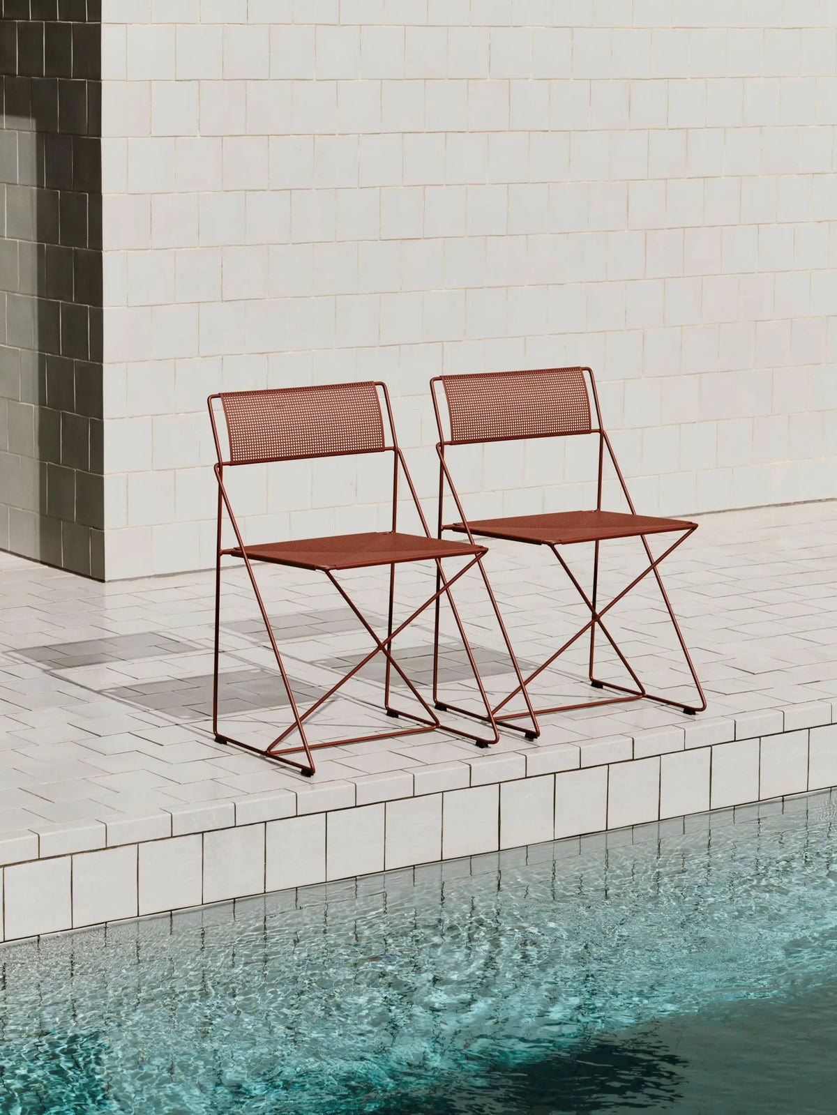 HAY X-Line Outdoor tuoli iron red HAY