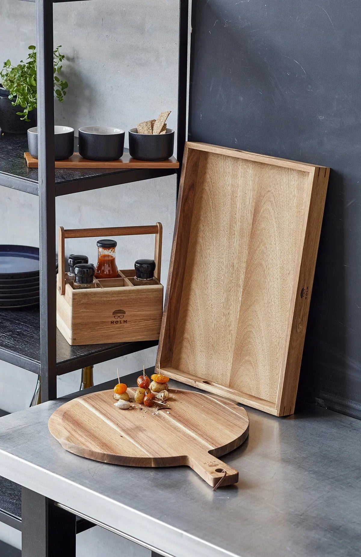 HOLM tarjotin akaasia - Laatukaluste