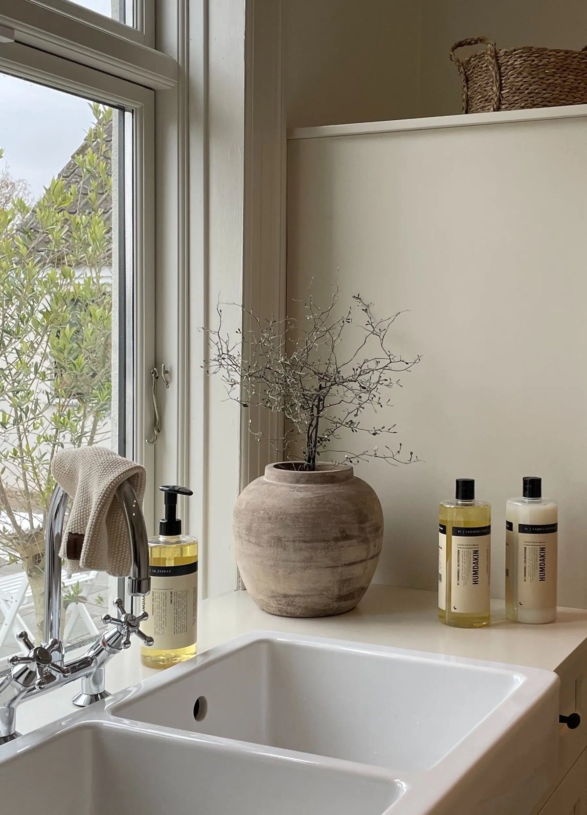 Humdakin neulottu tiskirätti shell Humdakin