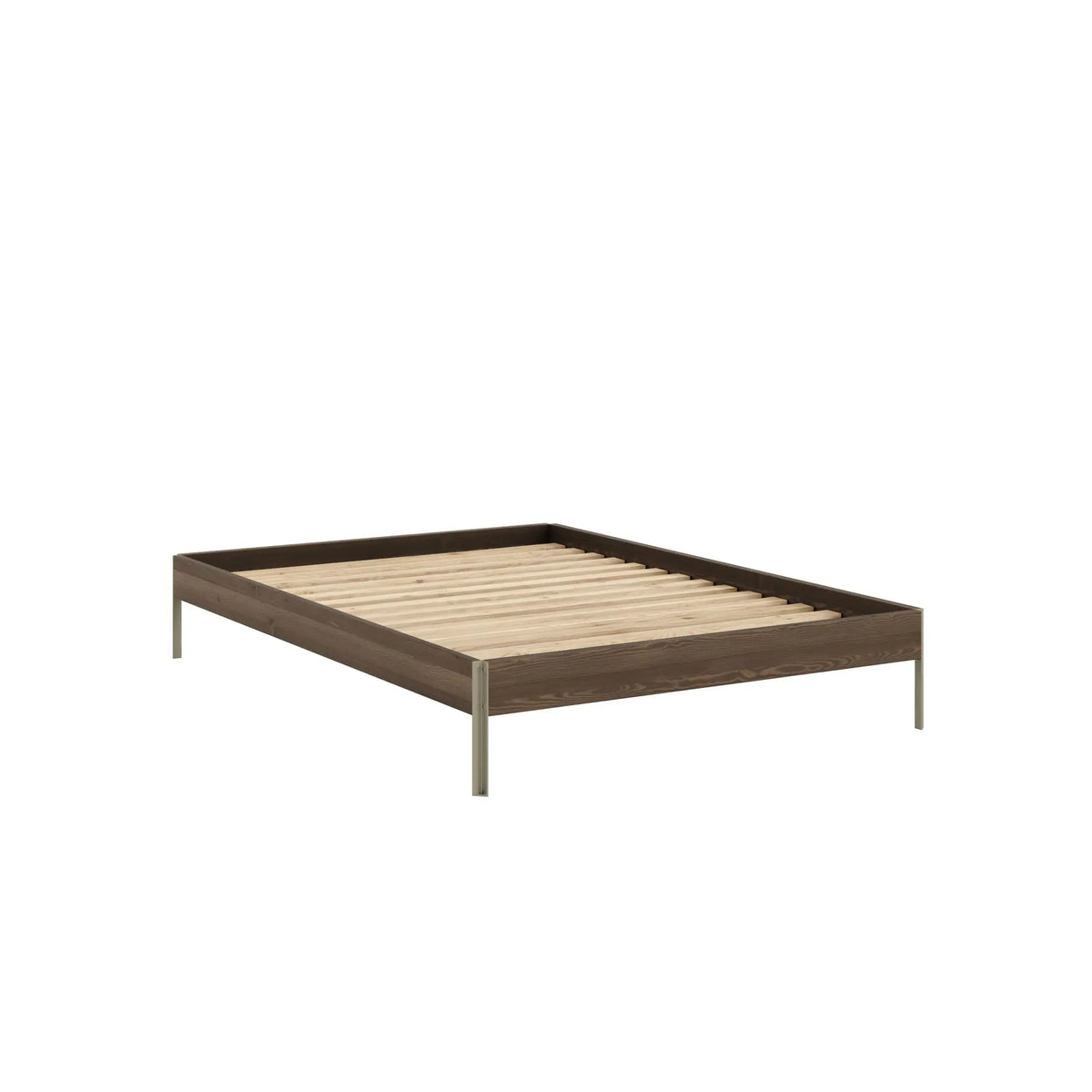 Karup Core 140x200 sänkykehikko ruskea/salvianvihreä Karup