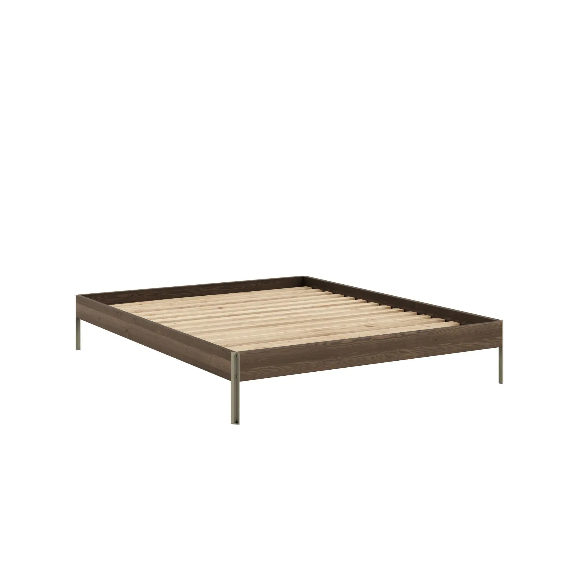 Karup Core 160x200 sänkykehikko ruskea/salvianvihreä Karup