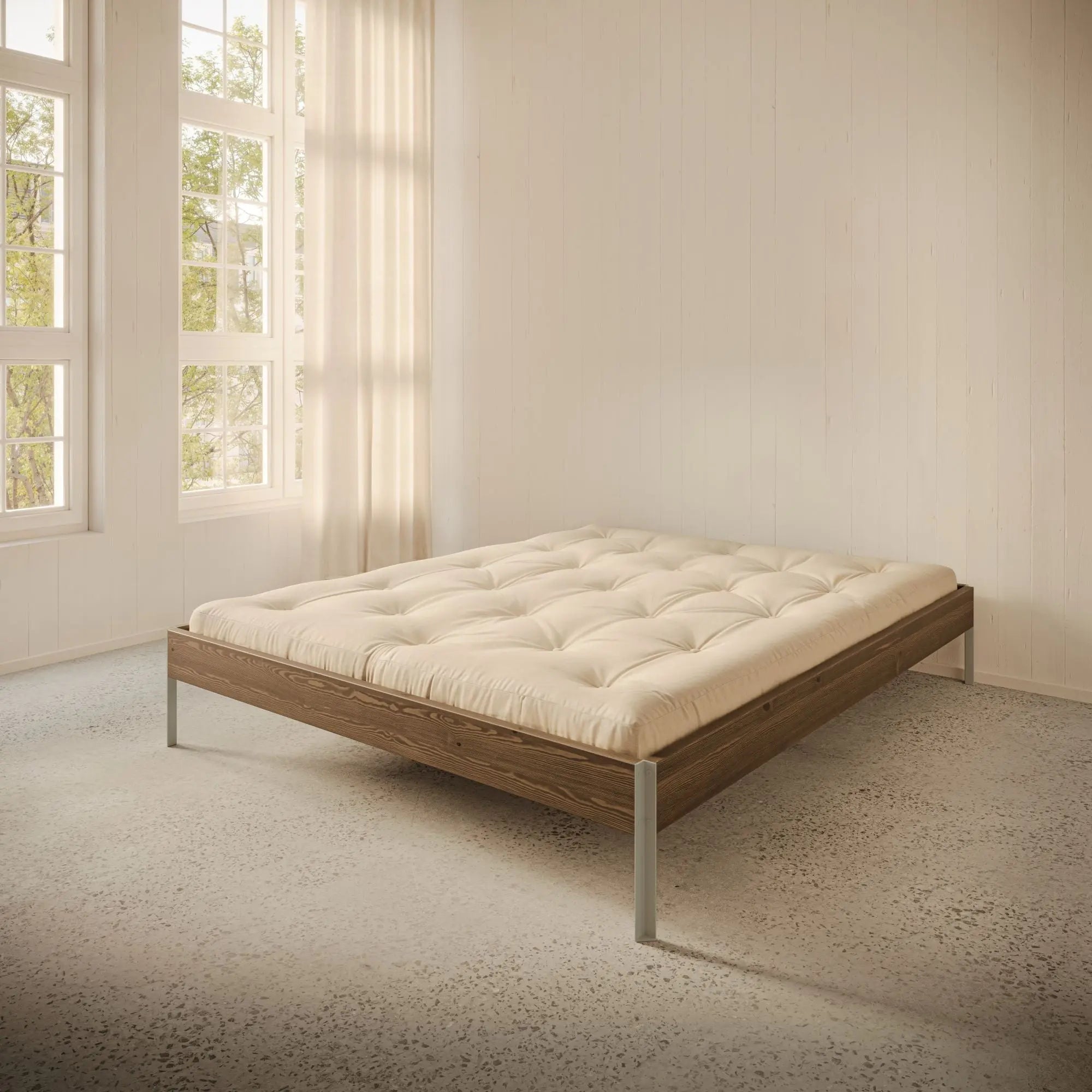 Karup Core 180x200 sänkykehikko ruskea/salvianvihreä Karup
