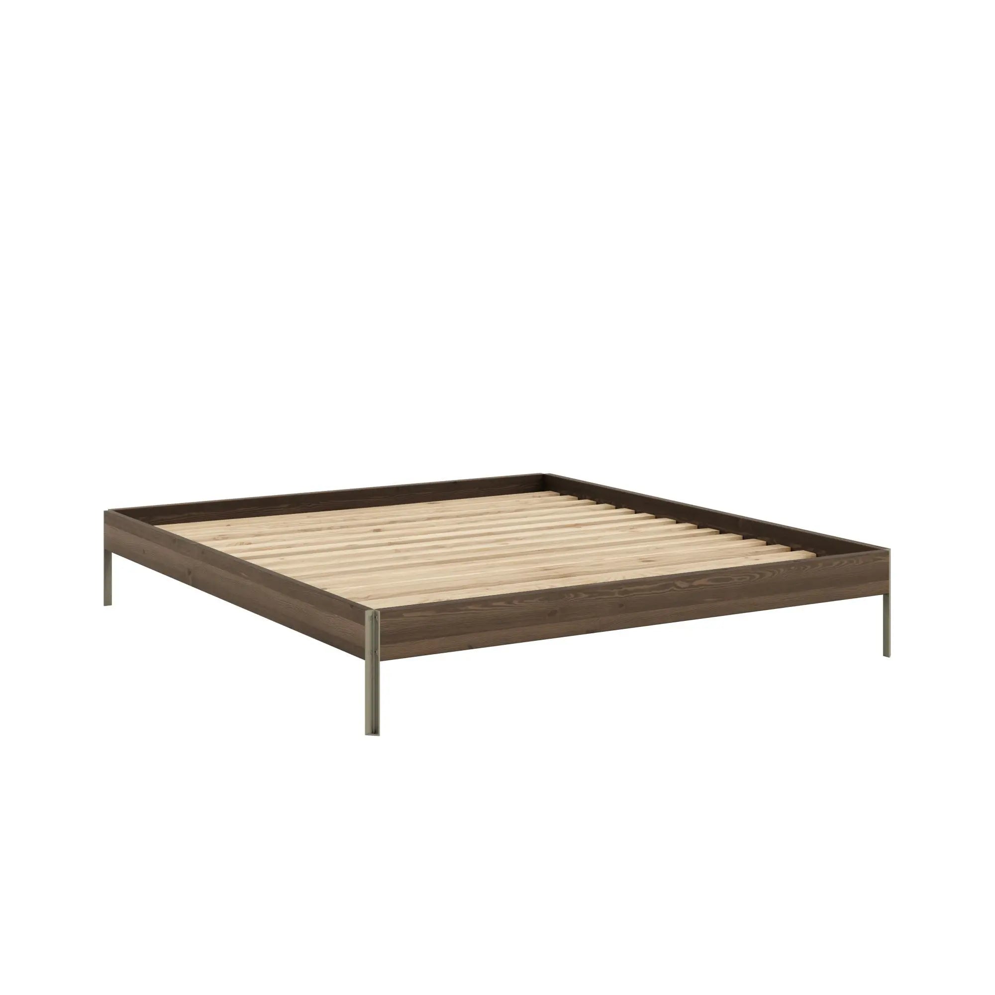 Karup Core 180x200 sänkykehikko ruskea/salvianvihreä Karup