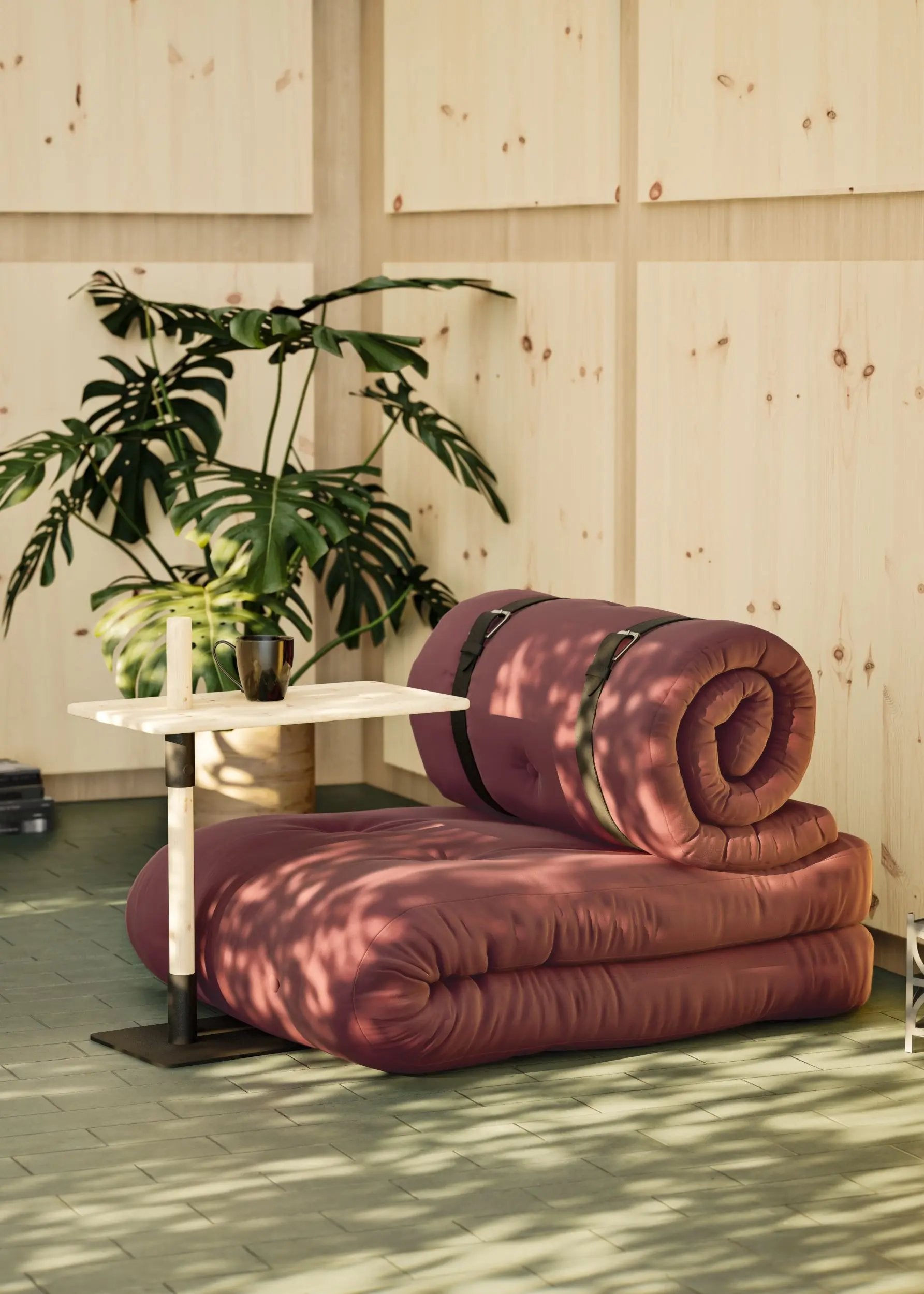 Karup Design Buckle-Up vuodetuoli viininpunainen Karup Design