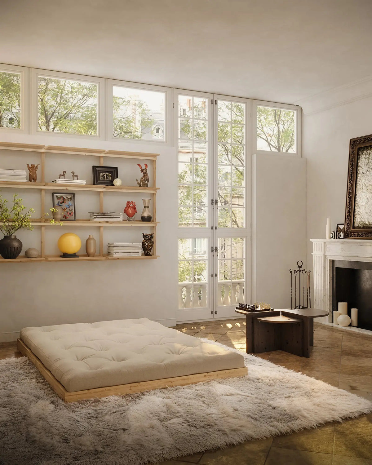 Karup Design Flip 140x200 vuodesohva mänty/beige Karup Design