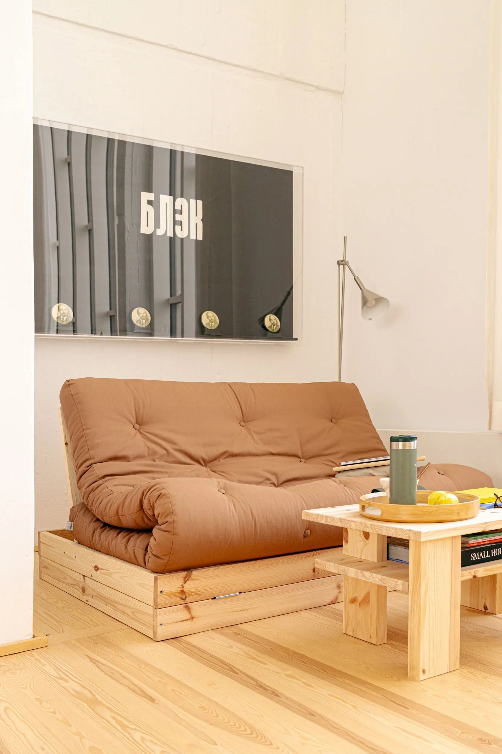 Karup Design Flip 140x200 vuodesohva mänty/savenruskea Karup Design