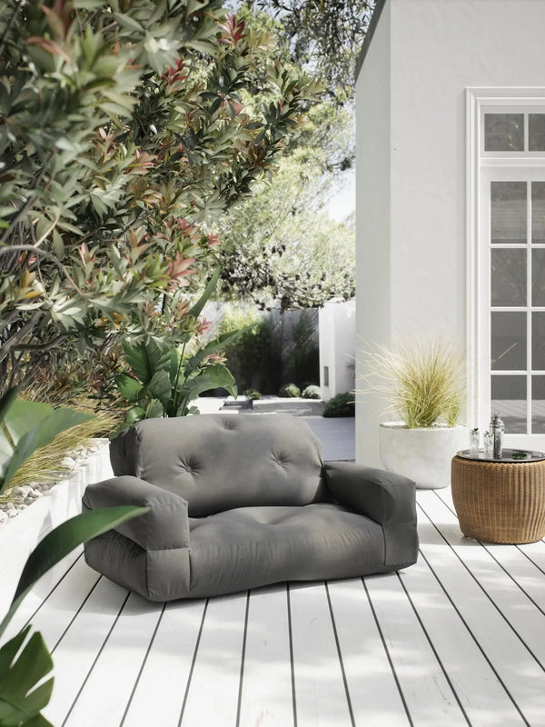 Karup Design Hippo Outdoor lepotuoli tummanharmaa Karup Design
