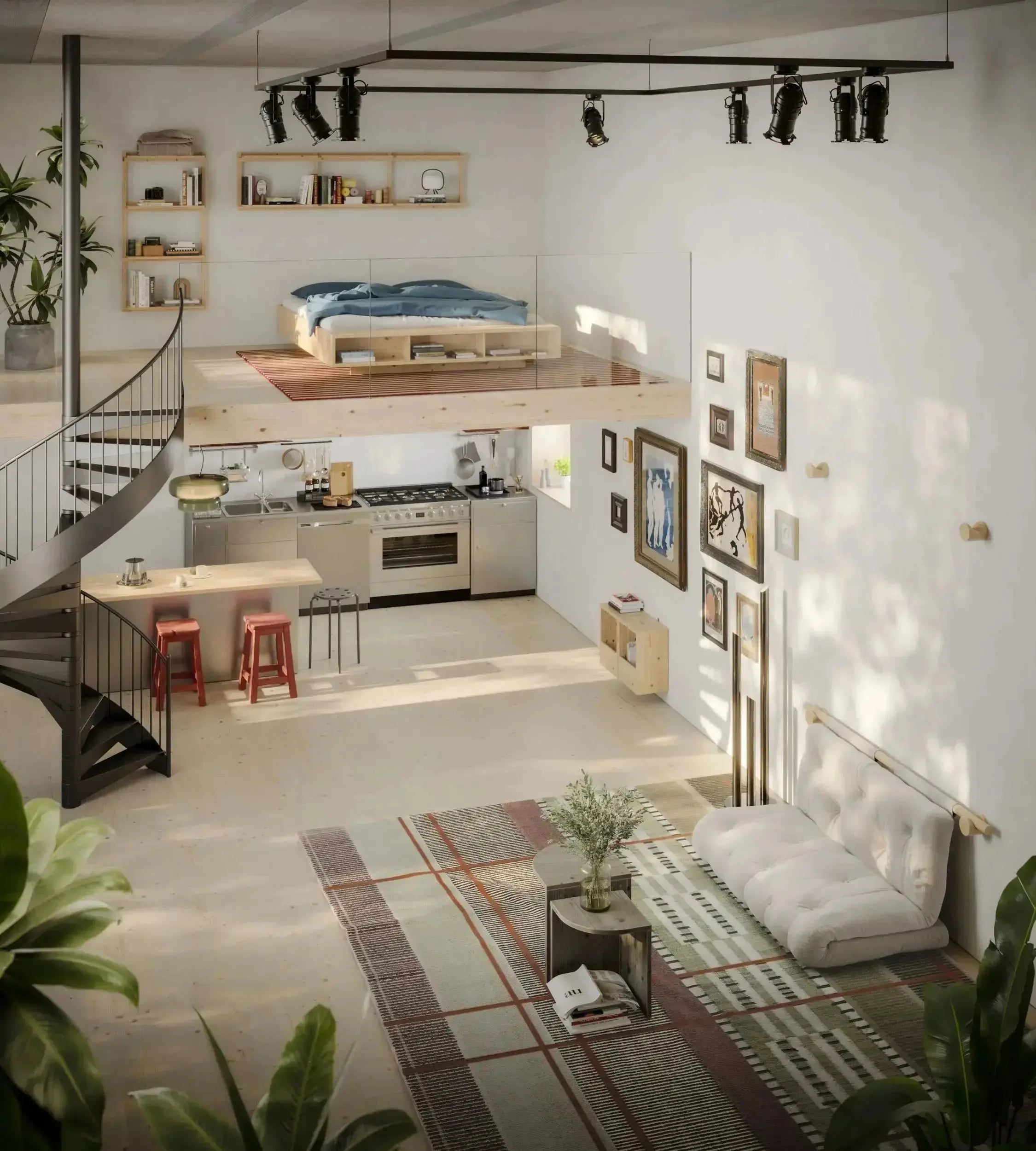 Karup Design Hooked vuodesohva mänty/pellava Karup Design