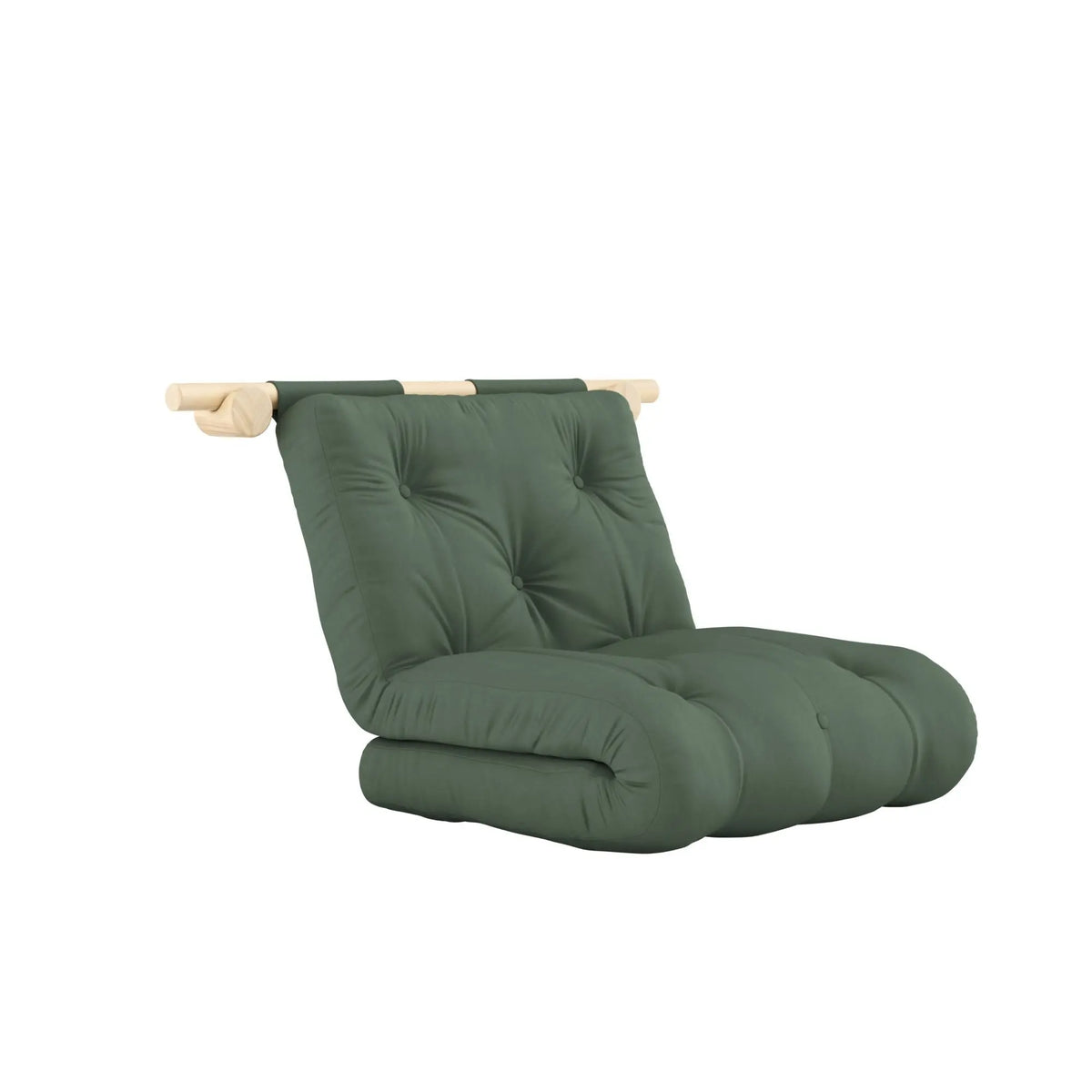 Karup Design Hooked vuodetuoli mänty/oliivinvihreä Karup Design