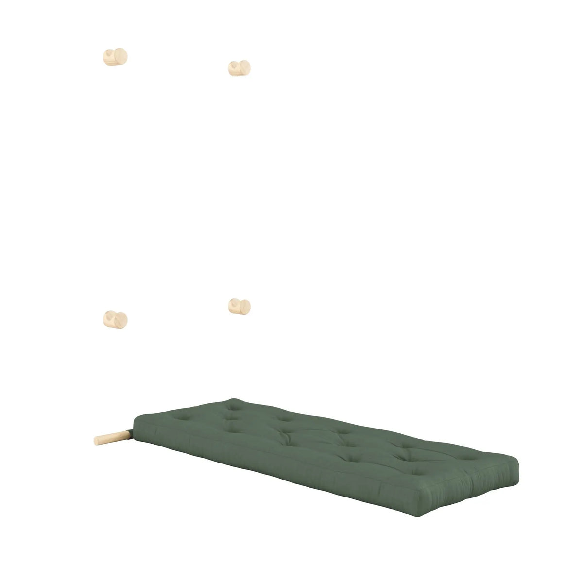 Karup Design Hooked vuodetuoli mänty/oliivinvihreä Karup Design