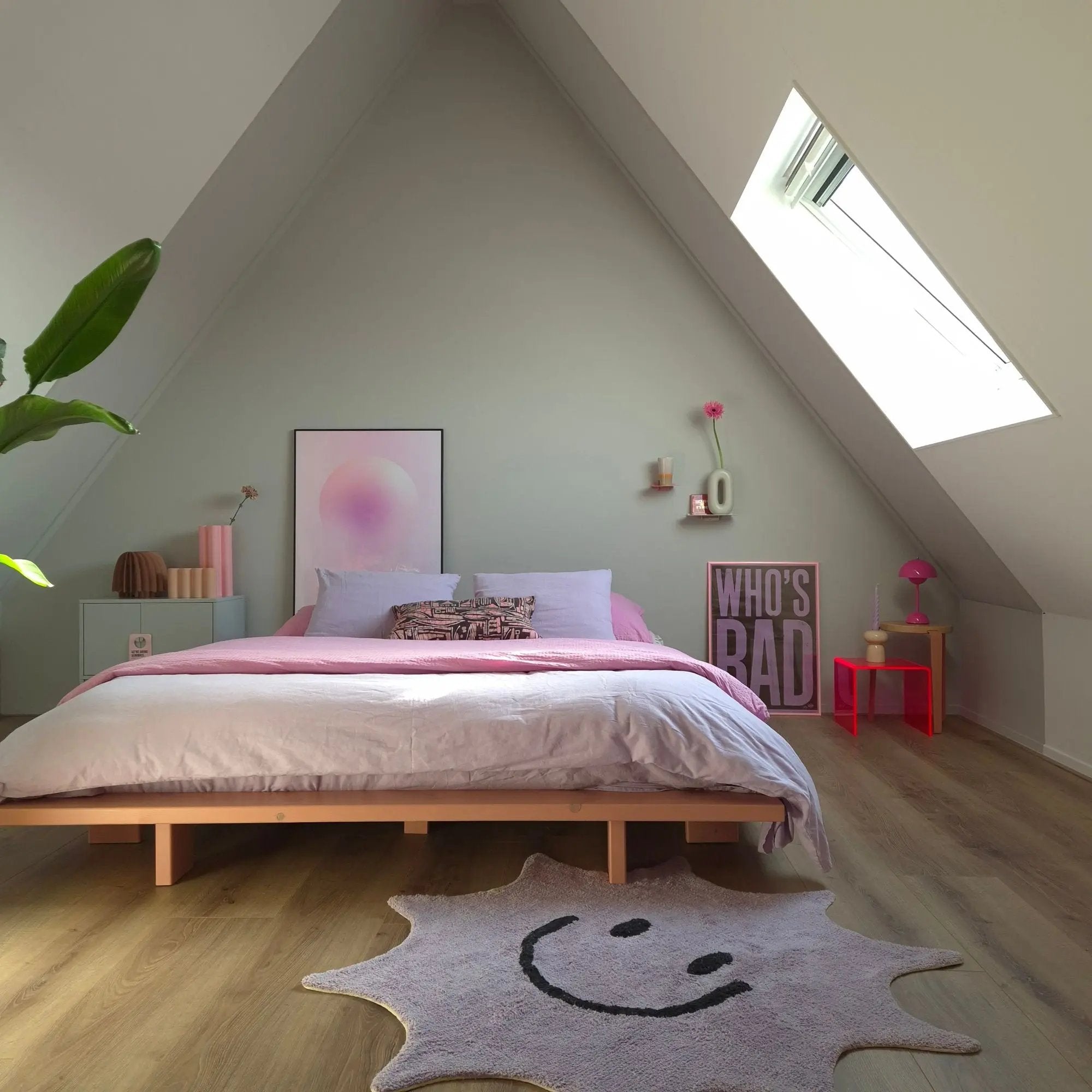 Karup Design Japan 180x200 cm sänkykehikko vaaleanpunainen Karup Design