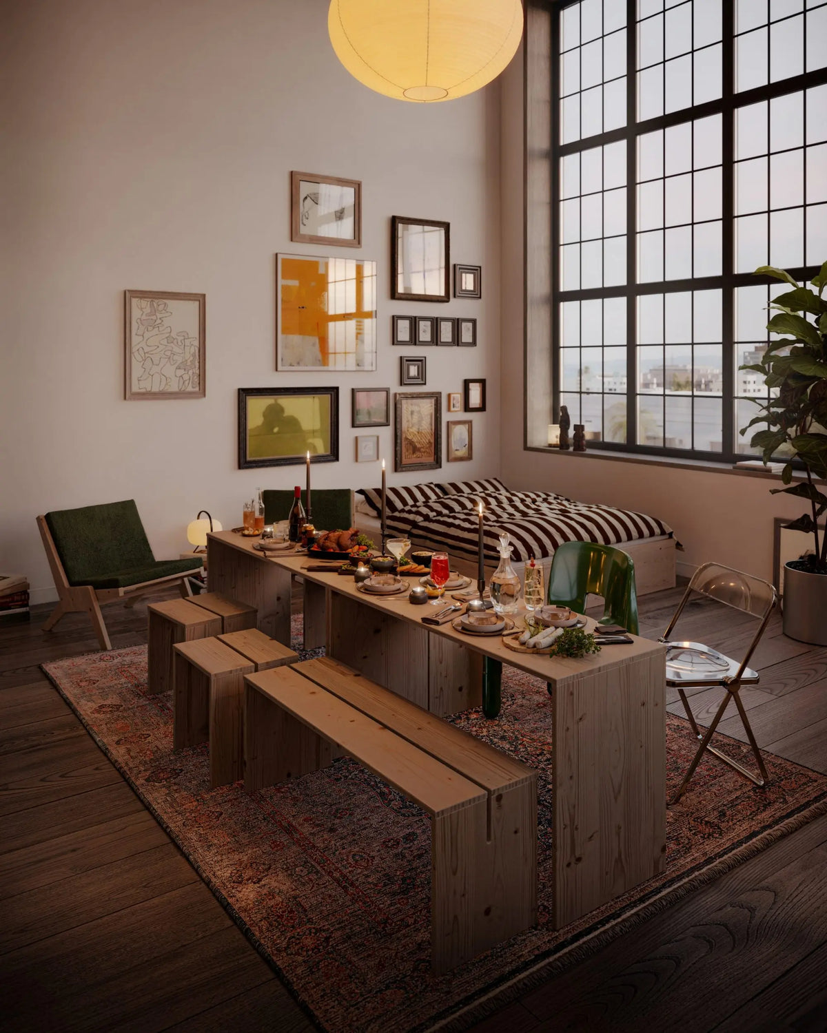 Karup Design Join-In 124x78 pöytä mänty Karup Design