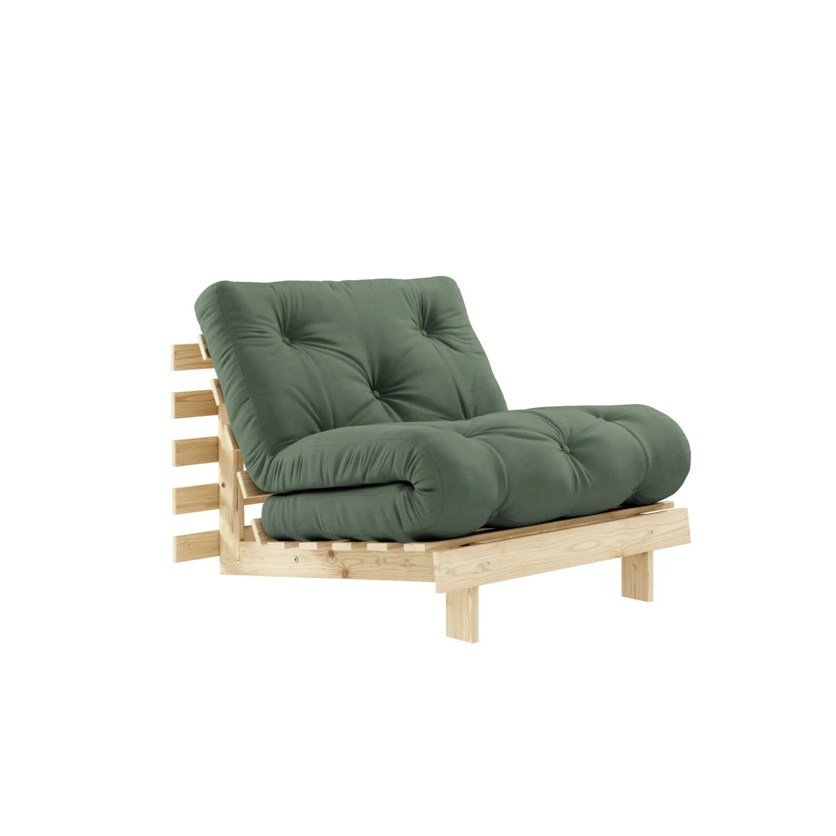 Karup Design Roots 90 vuodetuoli mänty/oliivinvihreä Karup Design