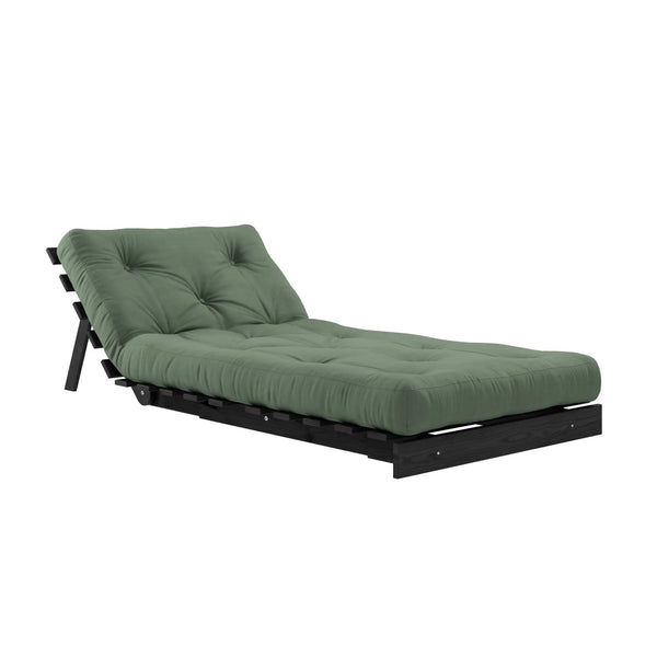 Karup Design Roots 90 vuodetuoli musta/oliivinvihreä Karup Design