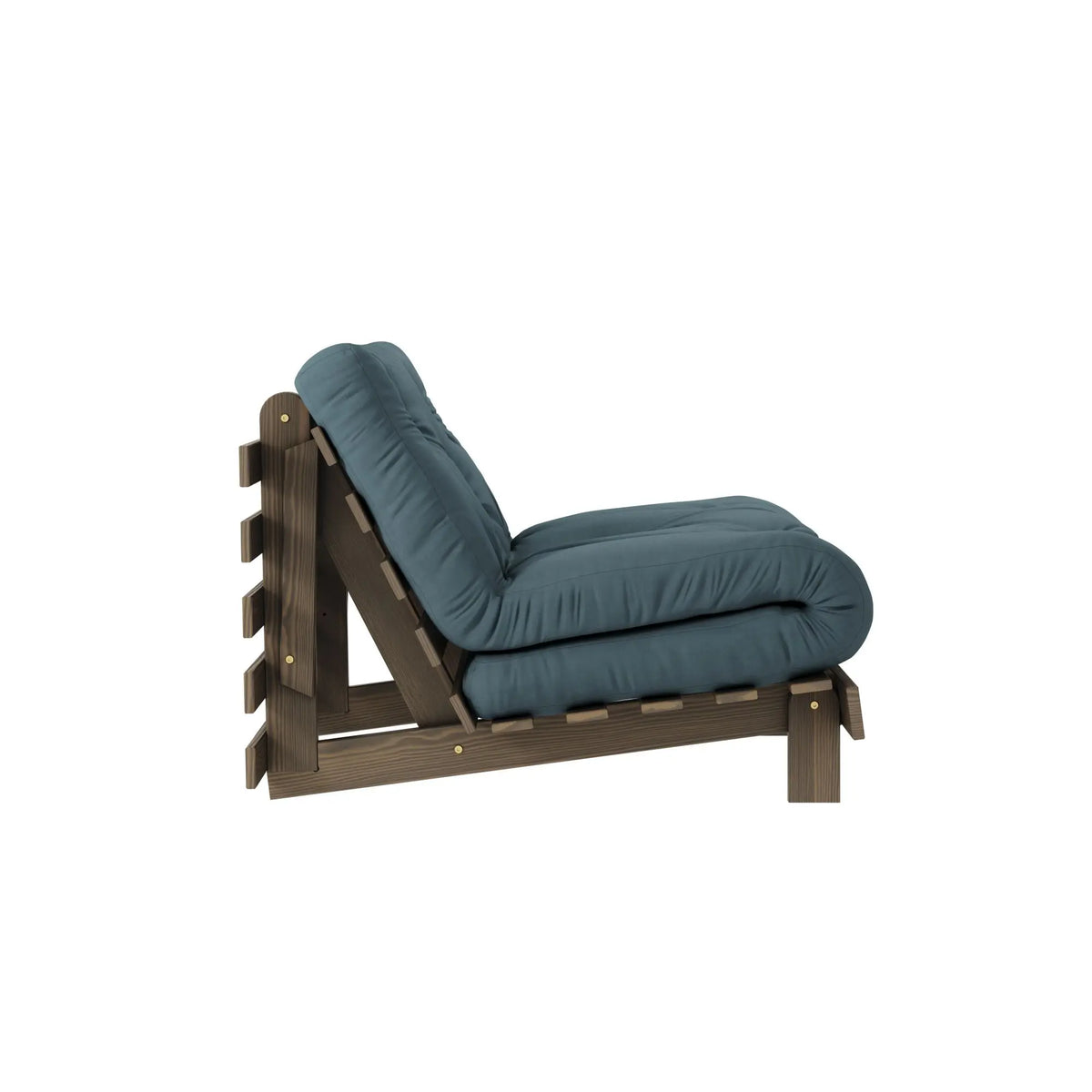 Karup Design Roots 90 vuodetuoli ruskea/petroolinsininen Karup Design