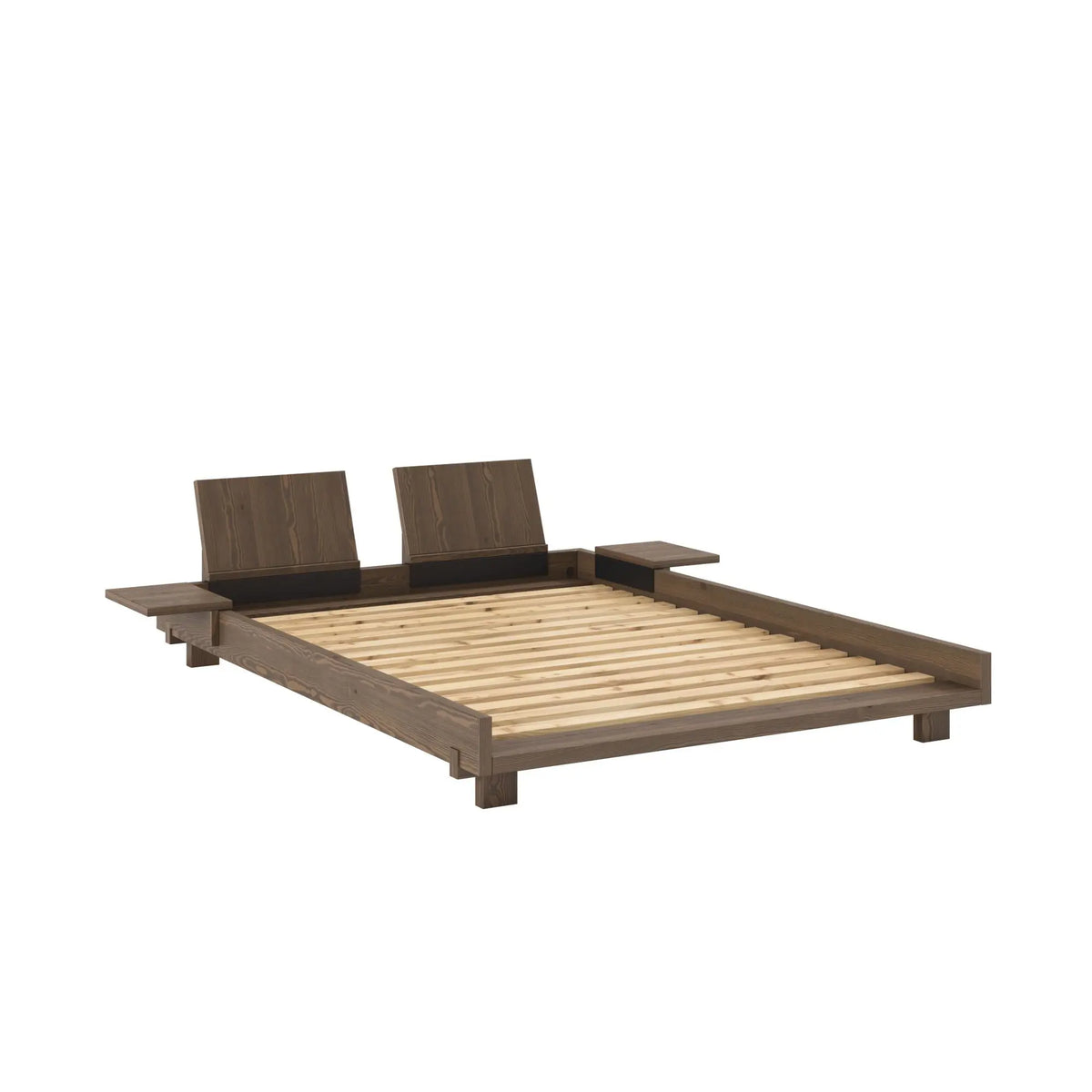 Karup Design Social 140x200 sänkykehikko selkänojilla 2kpl ruskea Karup Design