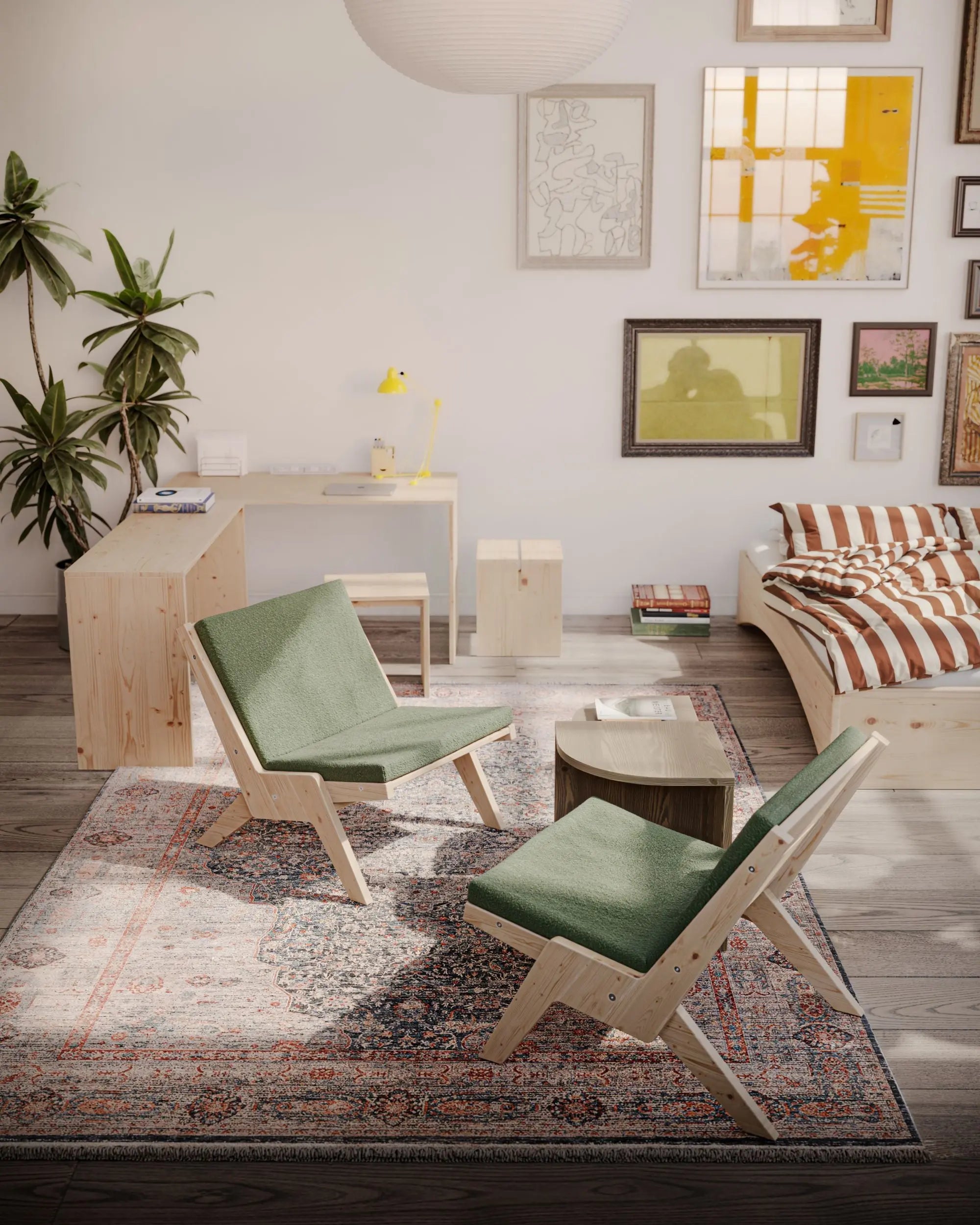 Karup Design Sway lepotuoli vihreä Karup Design