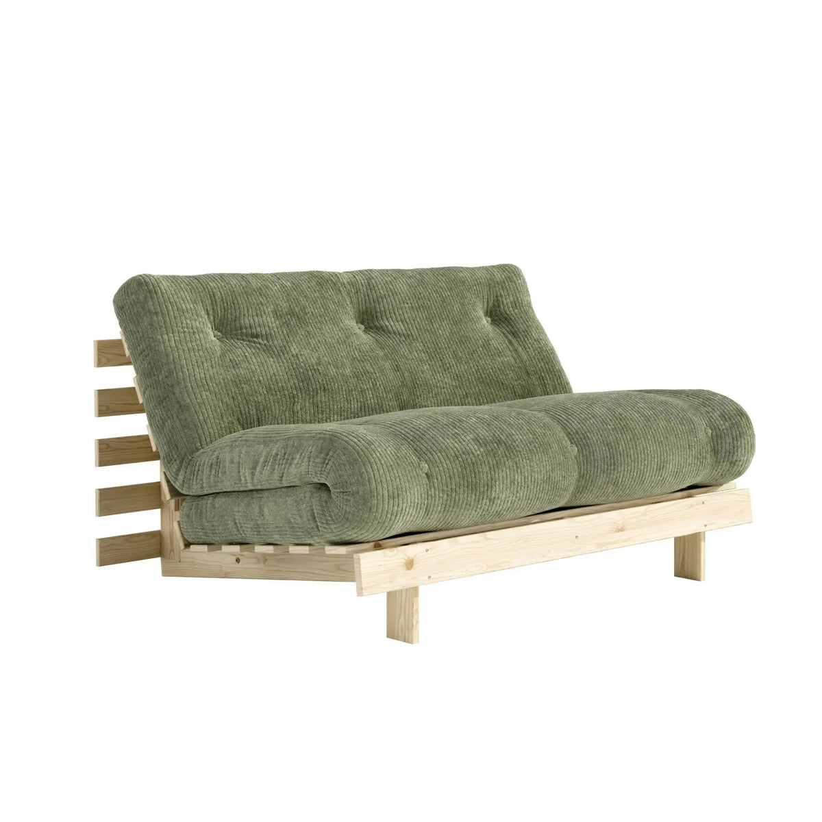 Karup Roots 140 vuodesohva mänty/khaki green Karup