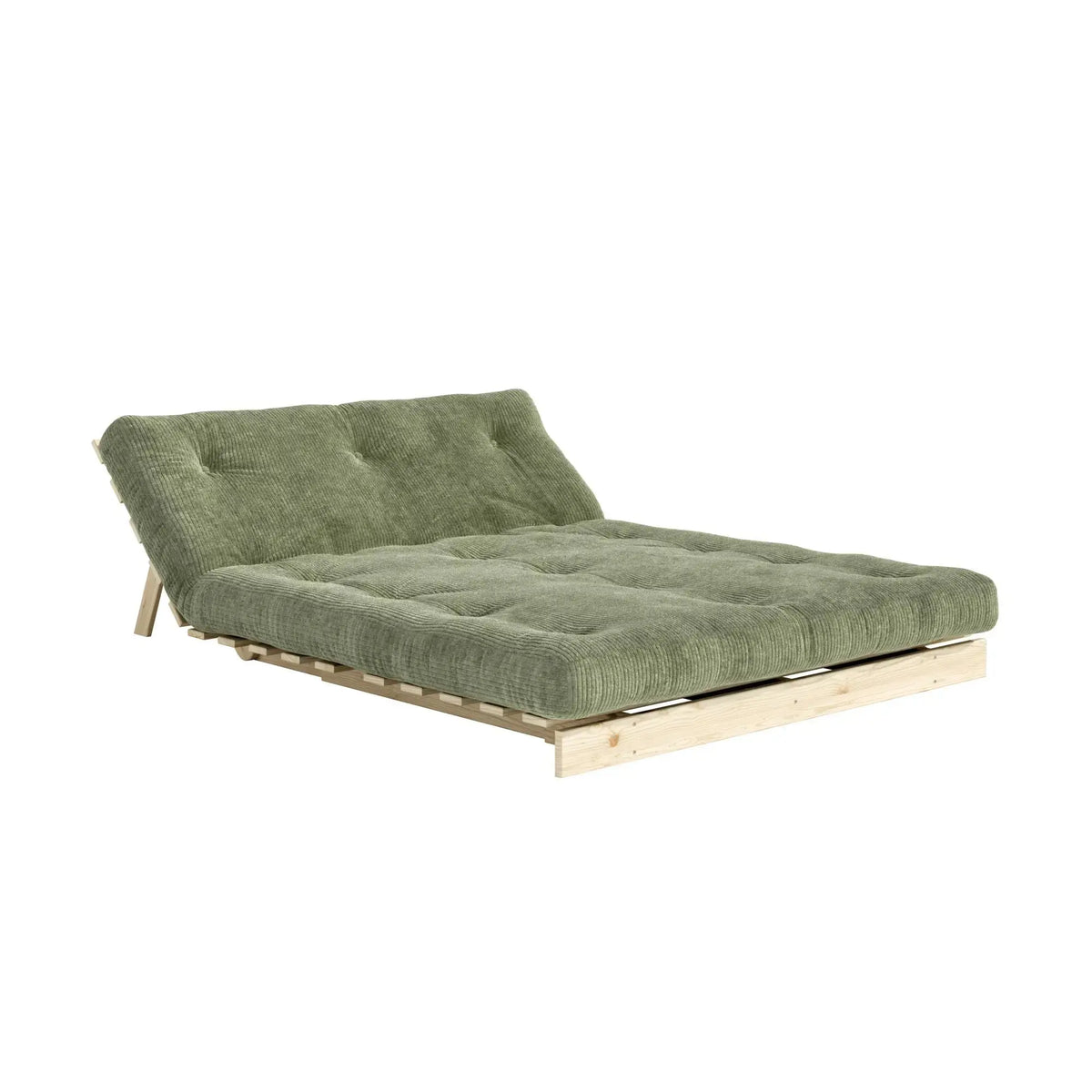 Karup Roots 140 vuodesohva mänty/khaki green Karup