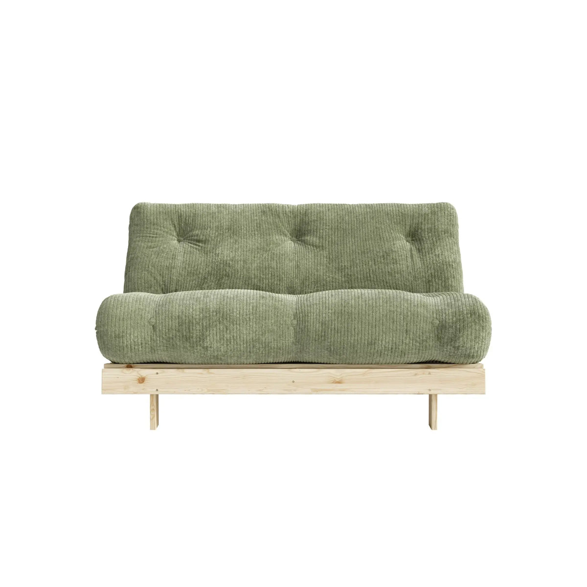 Karup Roots 140 vuodesohva mänty/khaki green Karup
