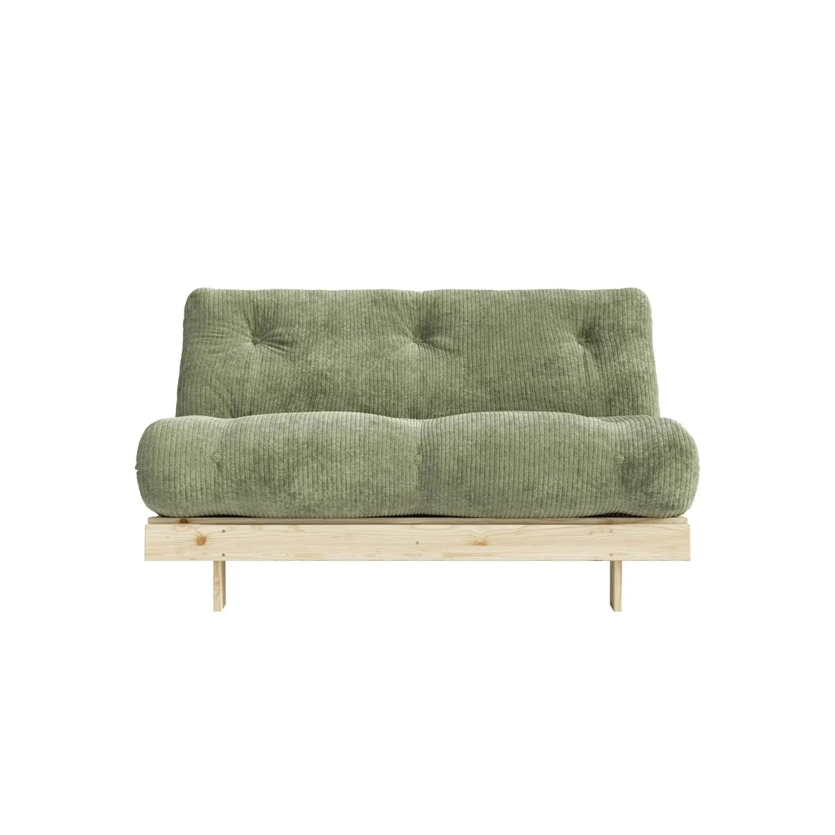 Karup Roots 140 vuodesohva mänty/khaki green Karup