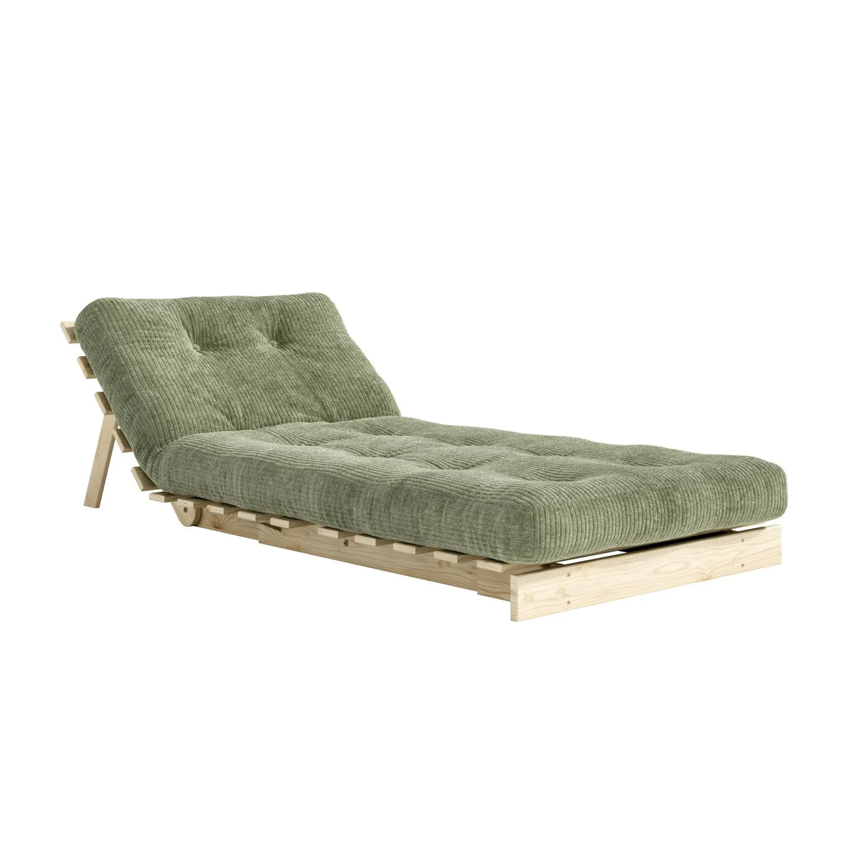 Karup Roots 90 vuodetuoli mänty/khaki green Karup