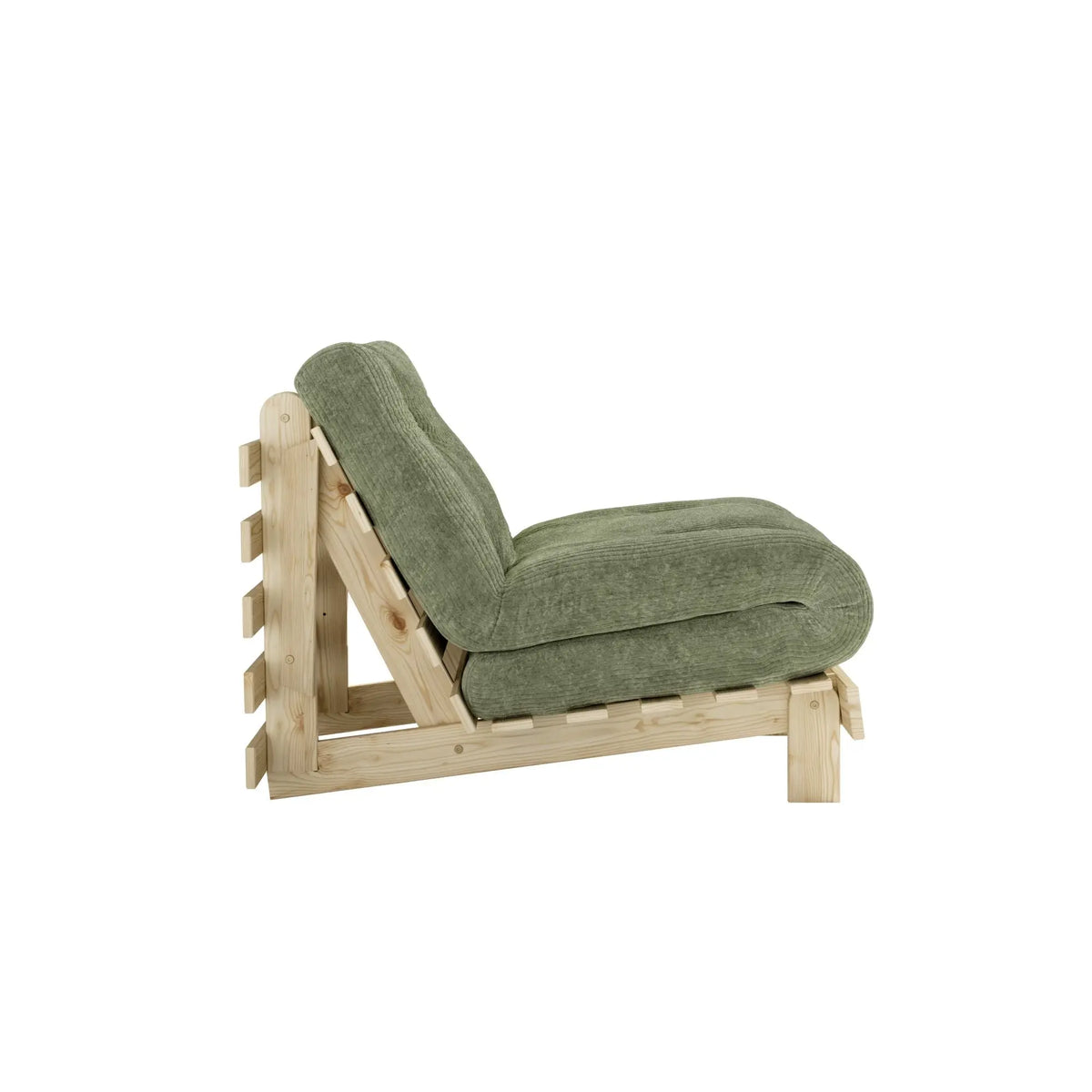 Karup Roots 90 vuodetuoli mänty/khaki green Karup