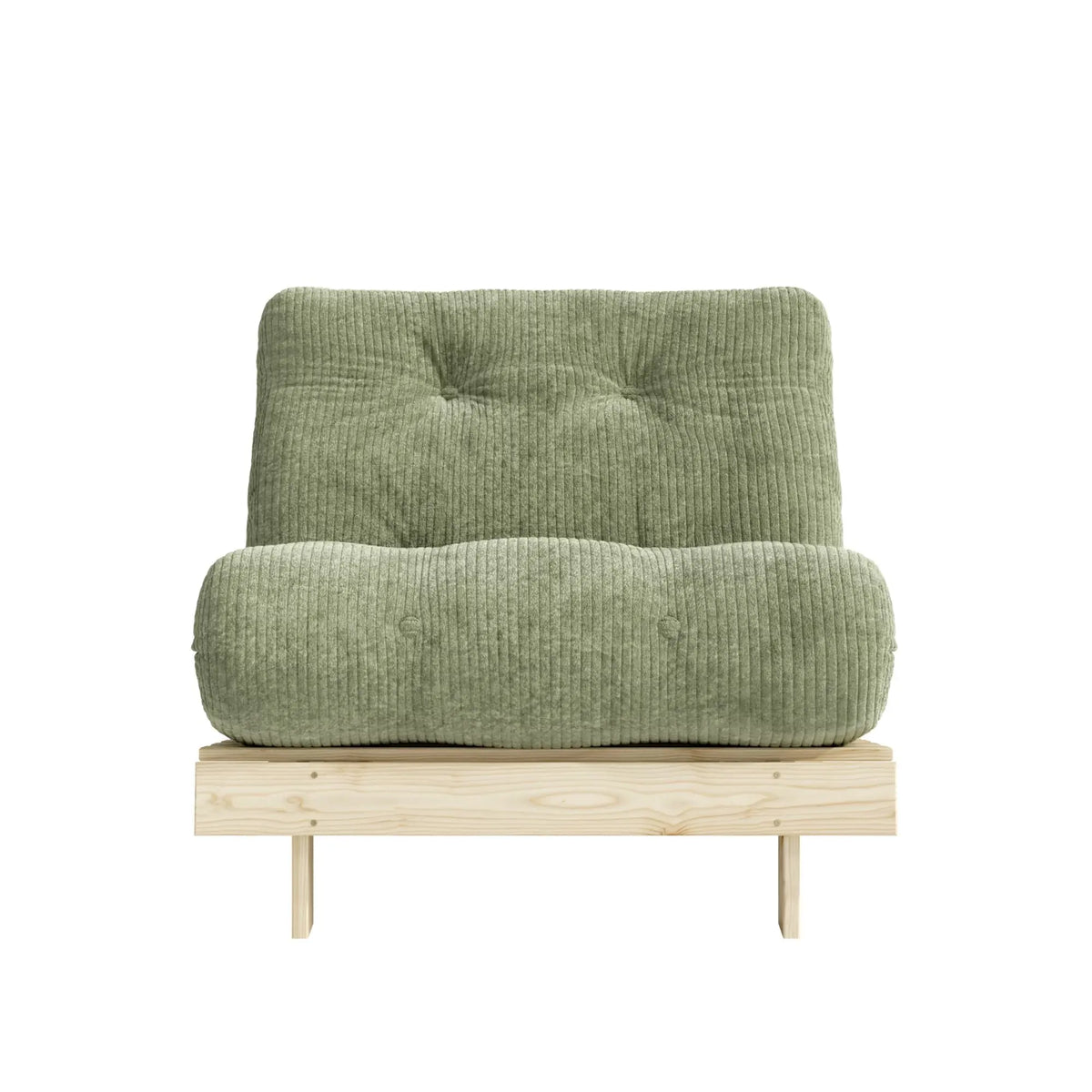 Karup Roots 90 vuodetuoli mänty/khaki green Karup
