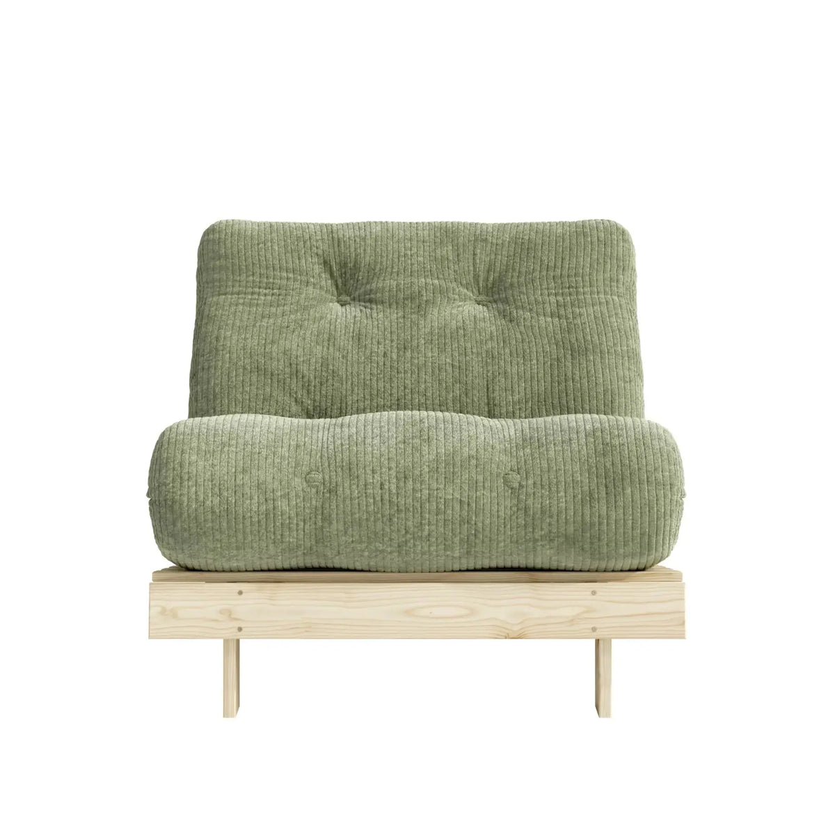 Karup Roots 90 vuodetuoli mänty/khaki green Karup