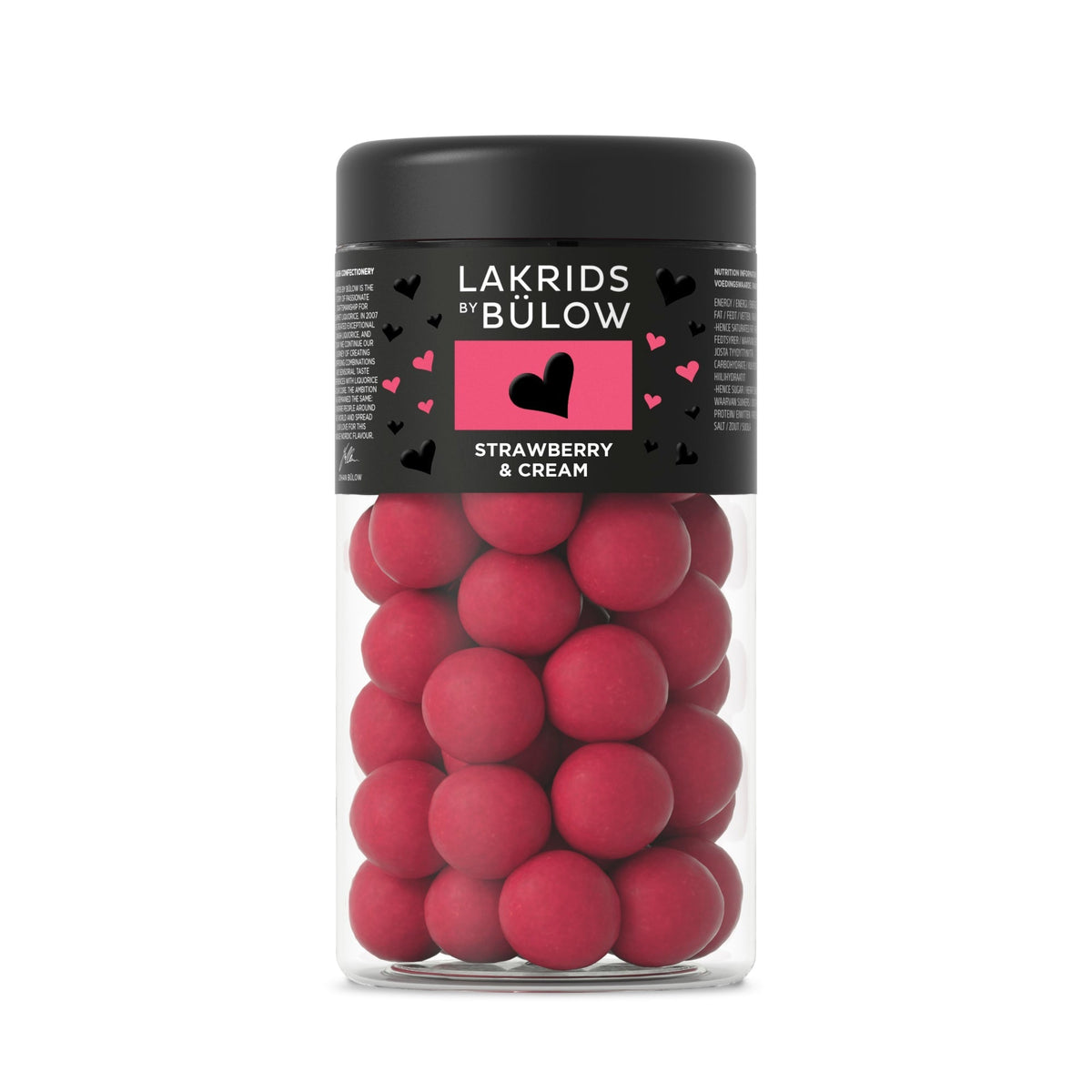 Lakrids by Bülow LOVE - Strawberry &amp; Cream lakritsipurkki keskikoko - Laatukaluste