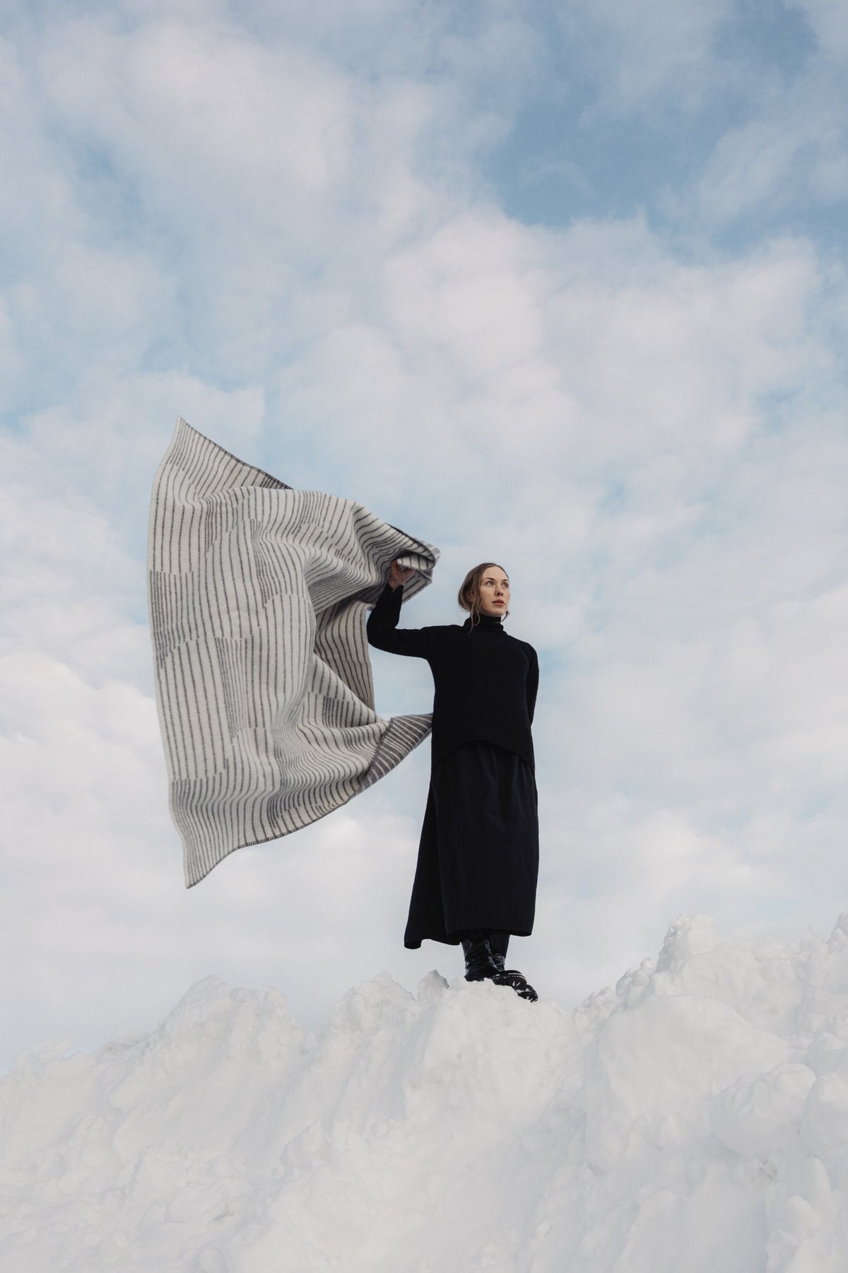 Lapuan Kankurit Aurora huopa harmaa/valkoinen Lapuan Kankurit