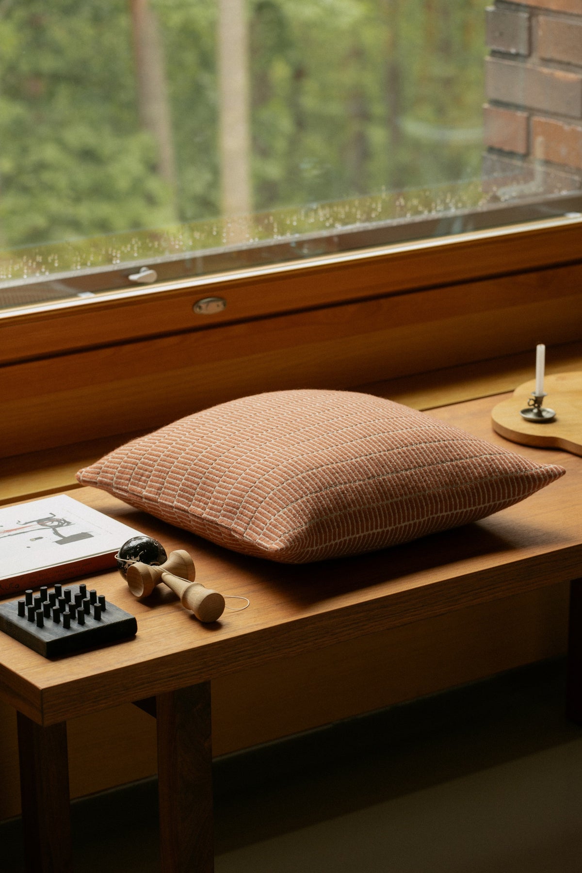 Lapuan Kankurit RAITTI tyynynpäällinen 45x45 kaneli Lapuan Kankurit