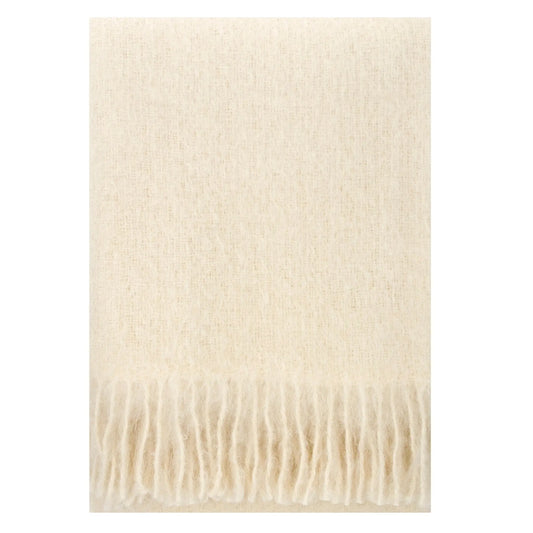 Lapuan Kankurit SAAGA UNI mohairhuopa luonnonvalkoinen - Laatukaluste