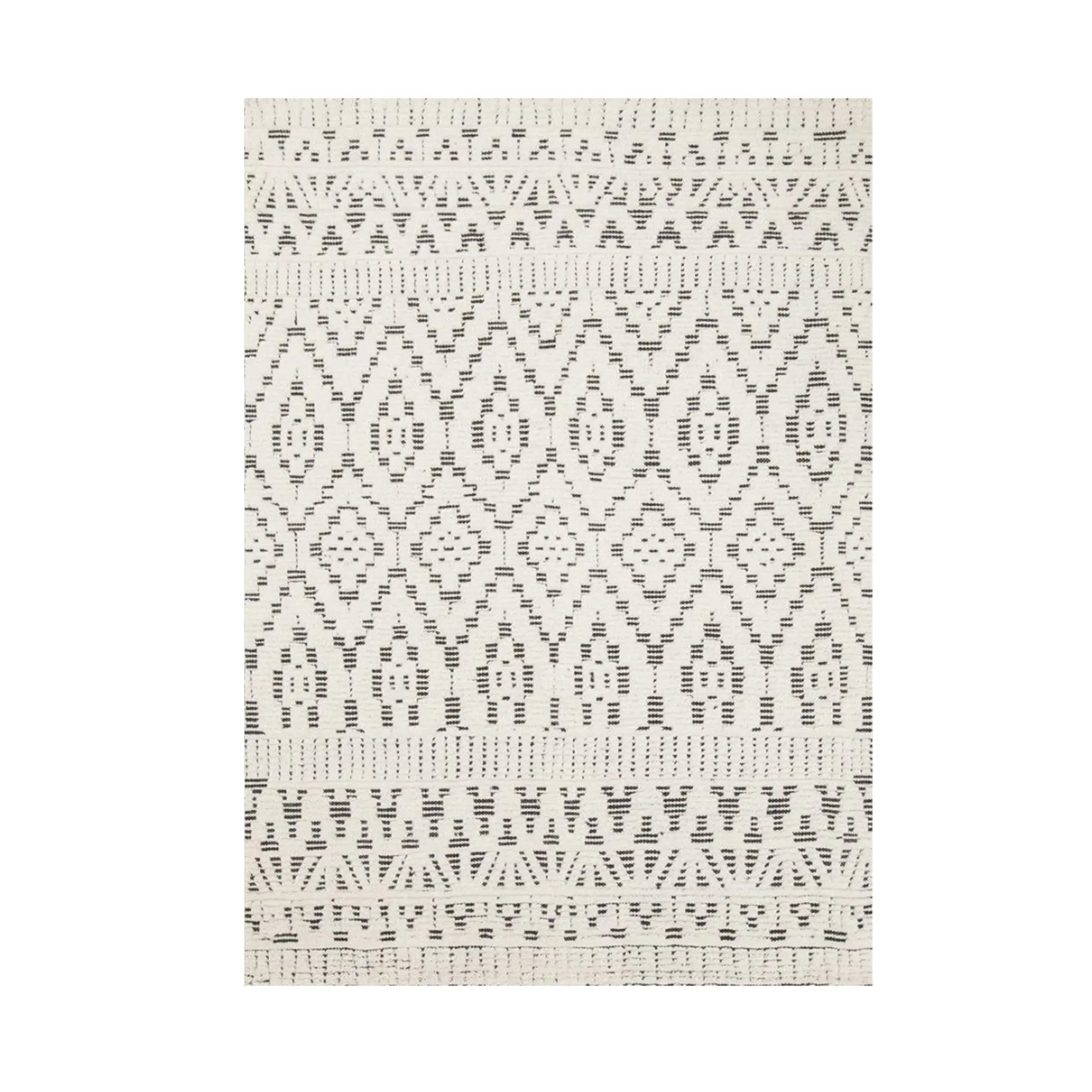 Linie Design Zelbio matto 170x240 musta/valkoinen - Laatukaluste
