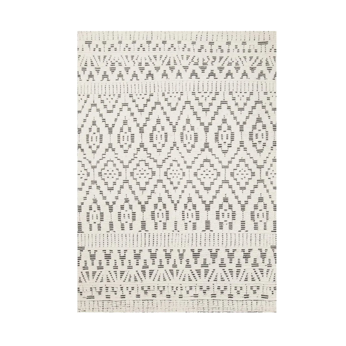 Linie Design Zelbio matto 170x240 musta/valkoinen - Laatukaluste