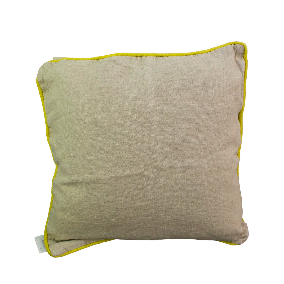 Linum Leila tyynynpäällinen 50x50 keltainen/beige - Laatukaluste