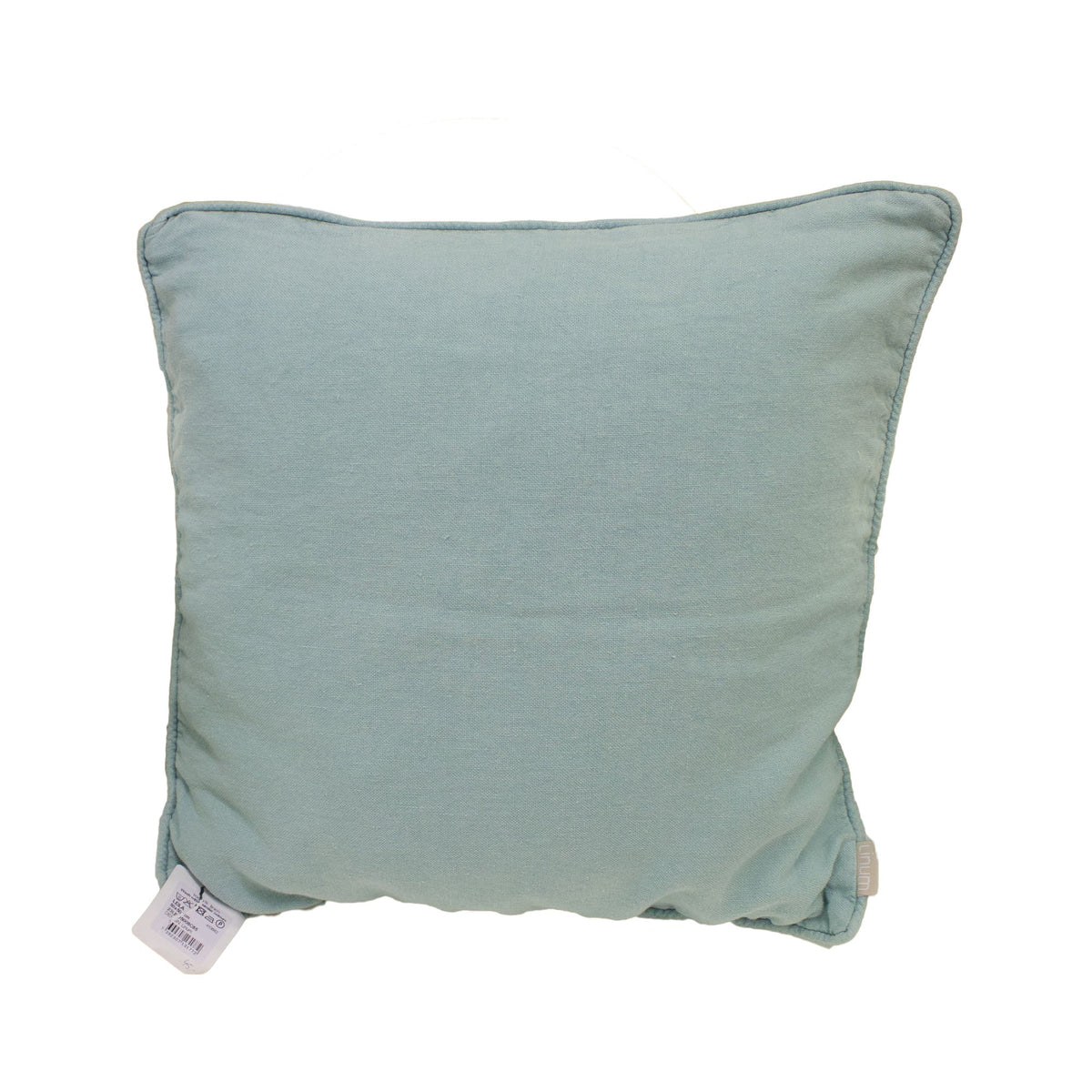 Linum Leila tyynynpäällinen 50x50 turkoosi/beige - Laatukaluste