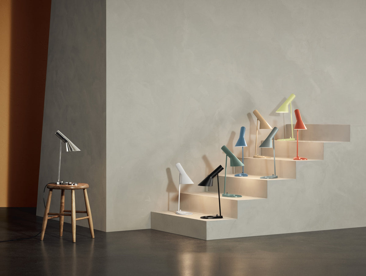 Louis Poulsen AJ pöytävalaisin vaalea petrooli Louis Poulsen